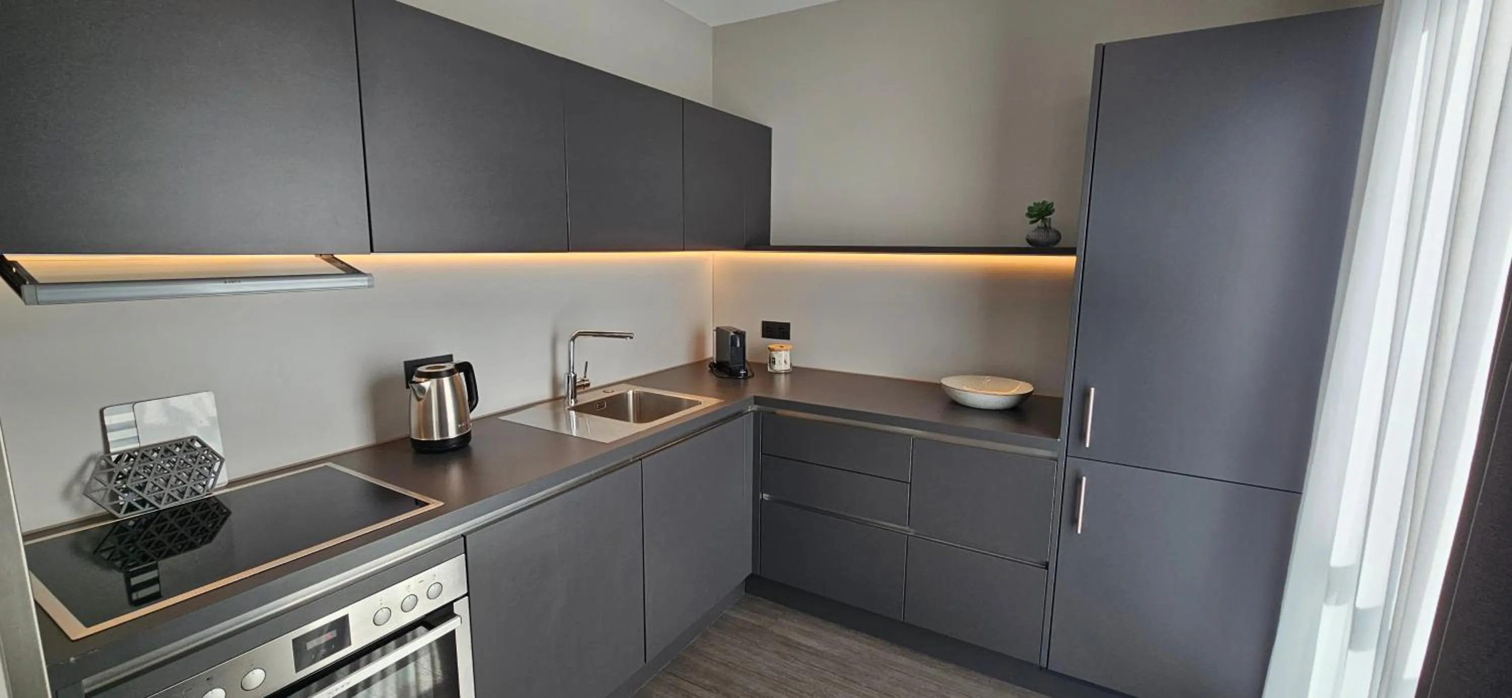 Kitchen or kitchenette in Timehouse Serviced Apartments