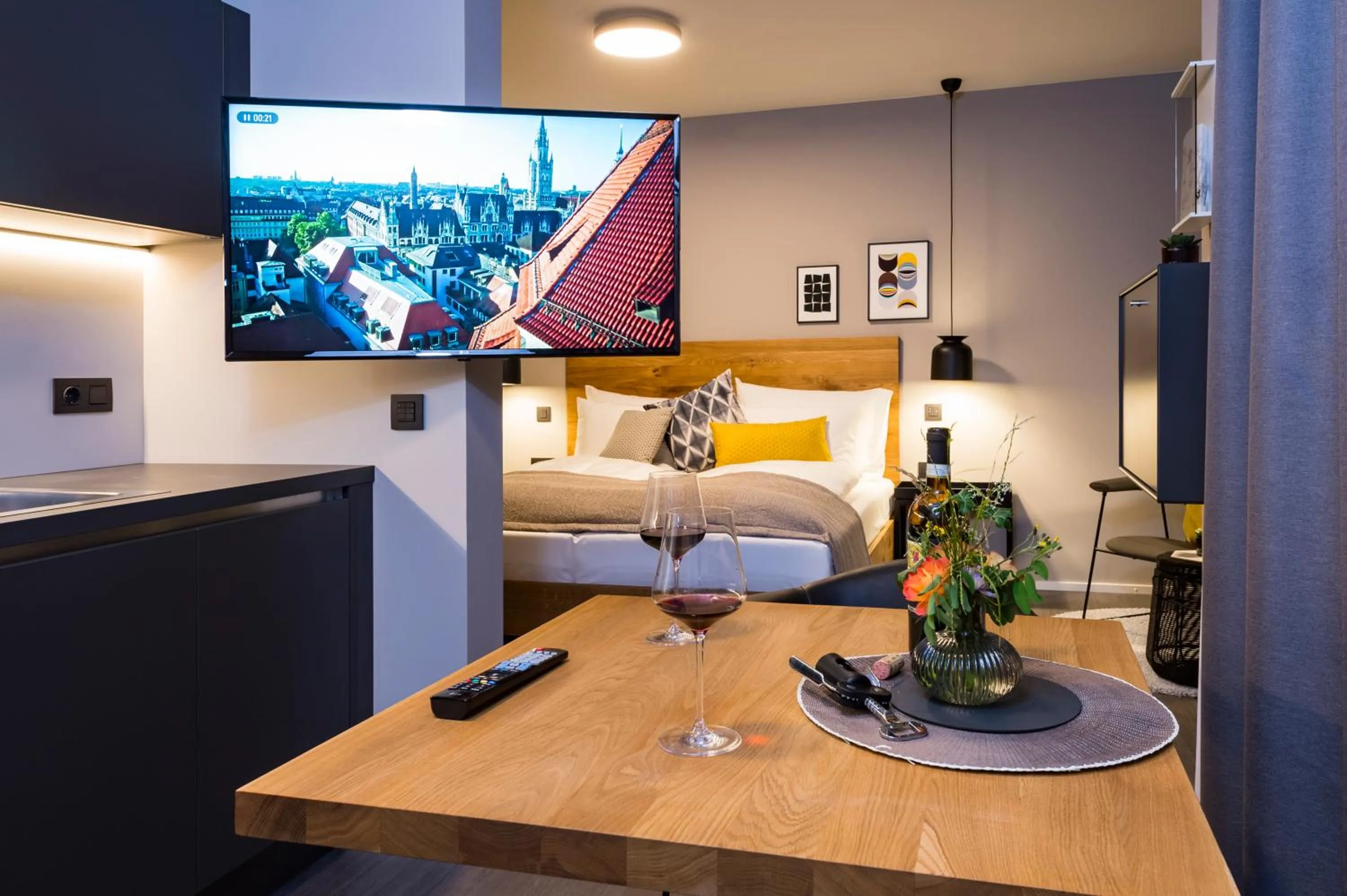 Seating area in Timehouse Serviced Apartments