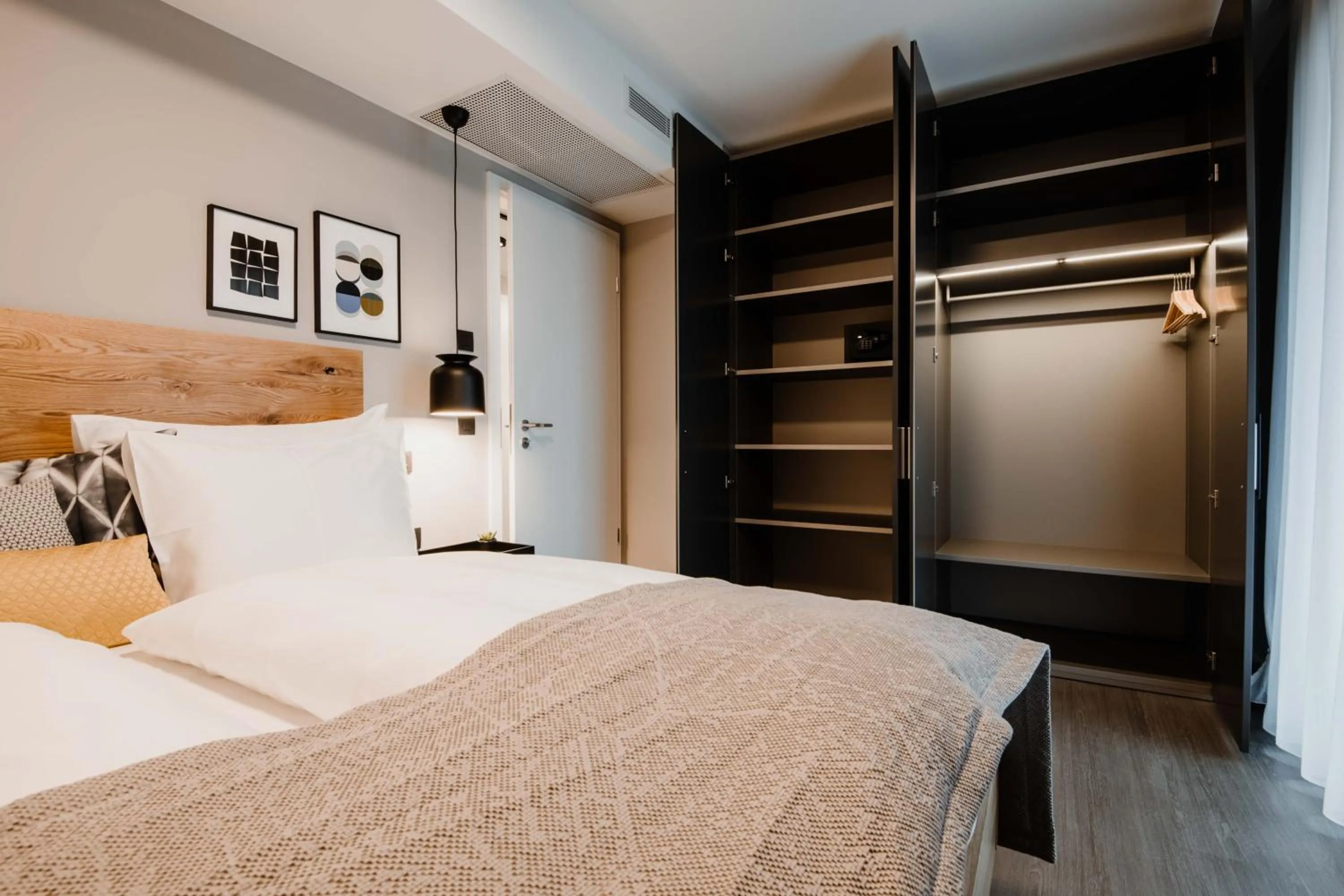 Decorative detail, Bed in Timehouse Serviced Apartments