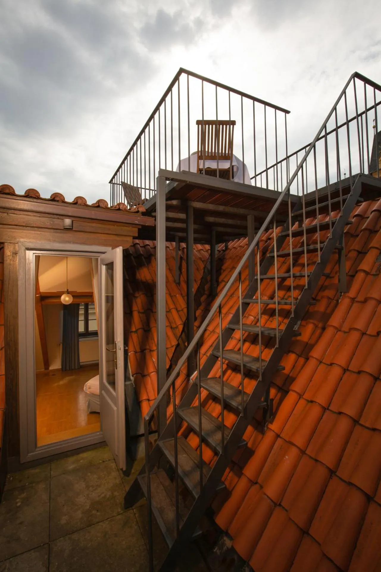 Balcony/Terrace in Charles Bridge Rooms & Suites by SIVEK HOTELS