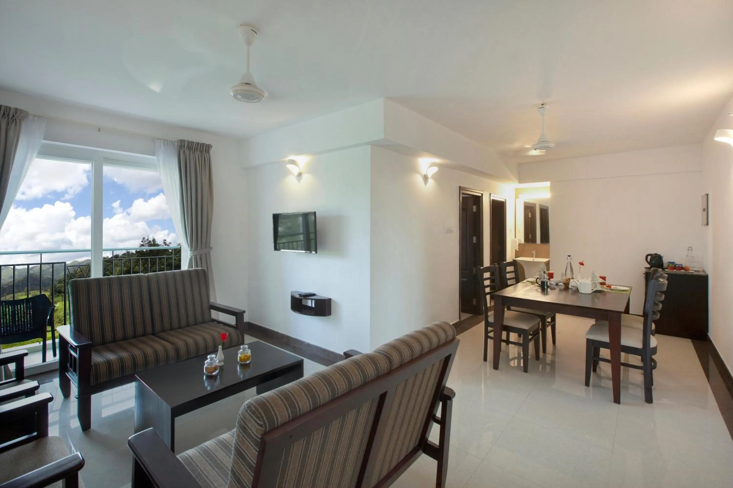 Living room in Sterling Thekkady