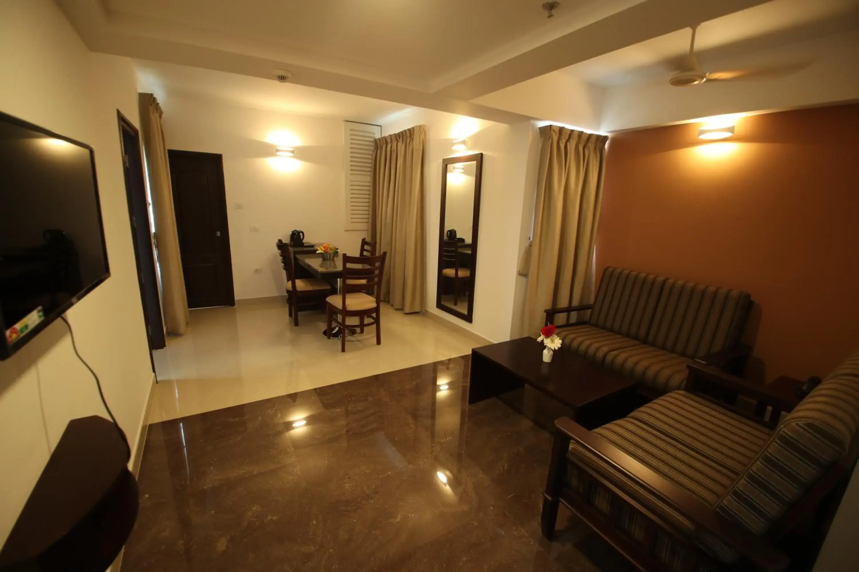 Living room in Sterling Thekkady Living room in Sterling Thekkady