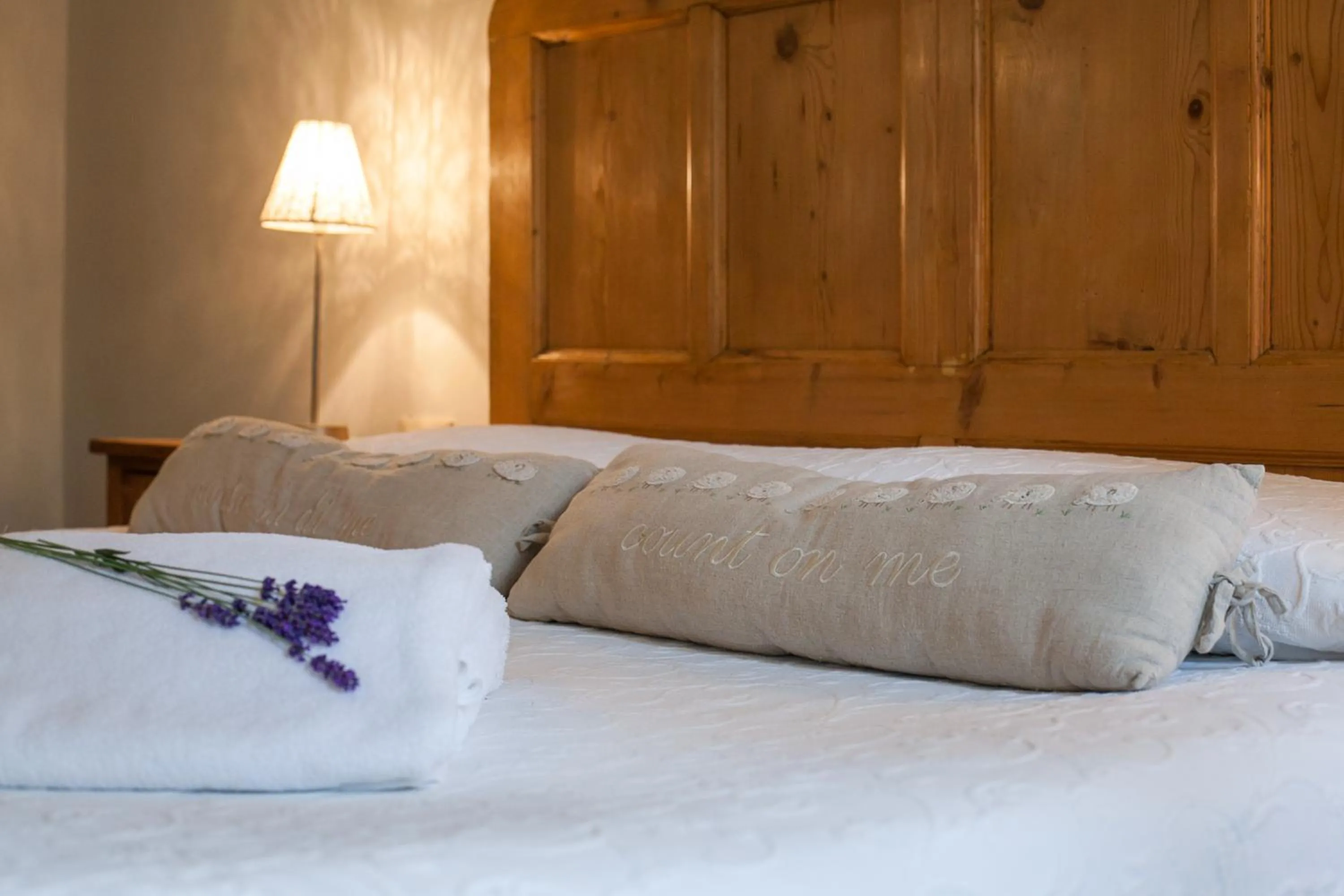 Bed in Agriturismo Maso Lizzone