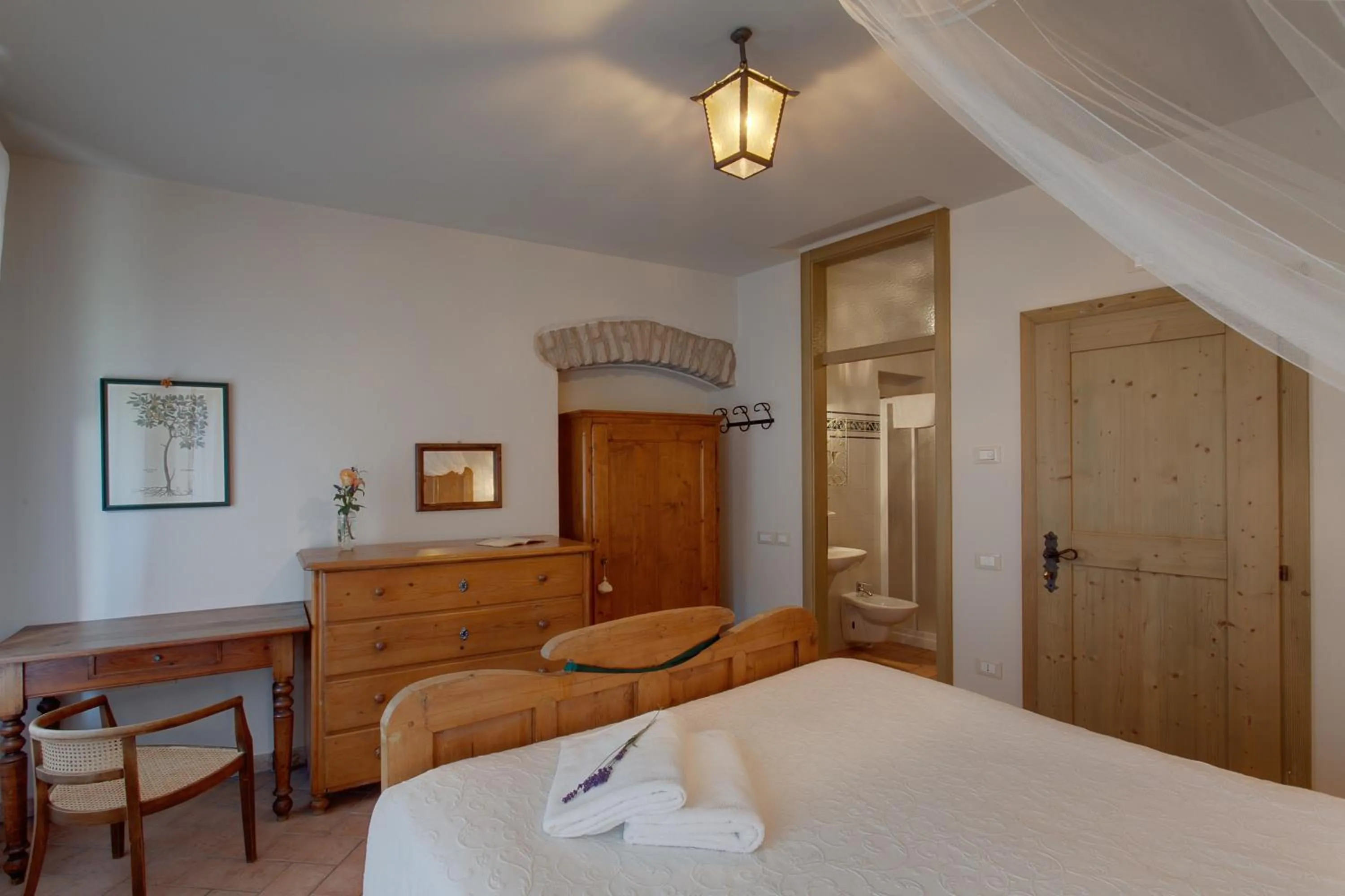 Bed in Agriturismo Maso Lizzone