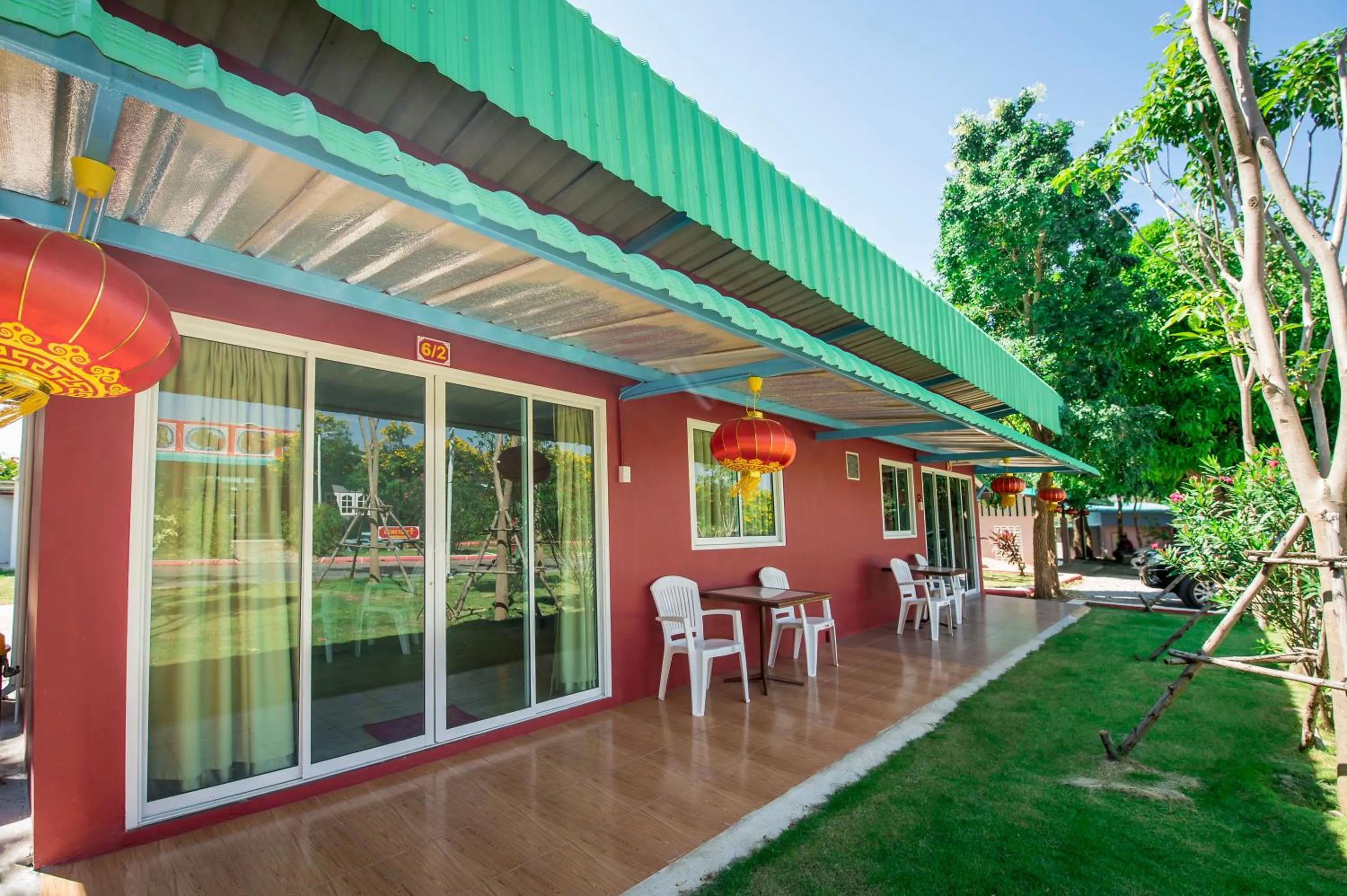 Patio in Golden Dragon Kanchanaburi