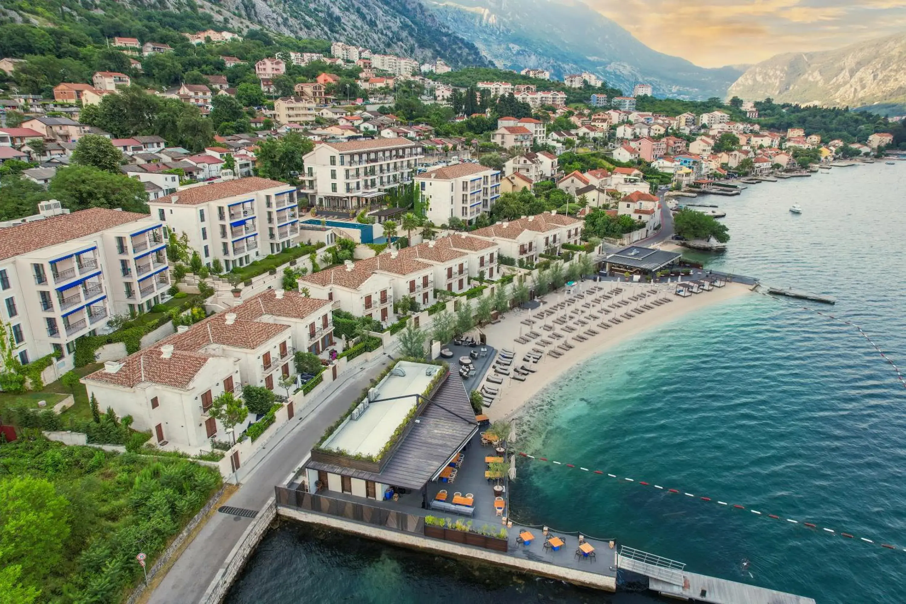 Bird's eye view in HUMA Kotor Bay Hotel and Villas Bird's eye view in HUMA Kotor Bay Hotel and Villas