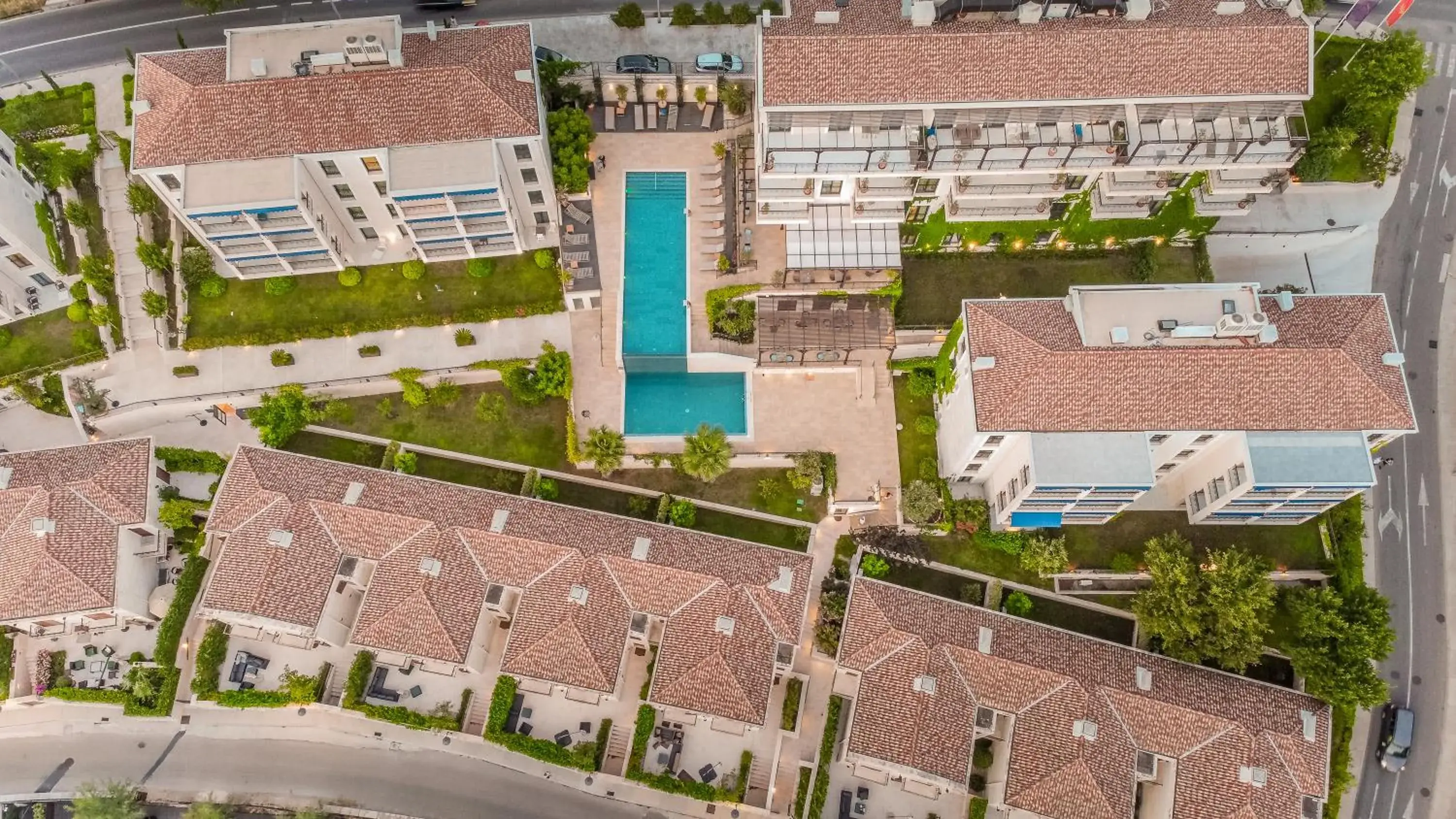 Bird's eye view in HUMA Kotor Bay Hotel and Villas Bird's eye view in HUMA Kotor Bay Hotel and Villas