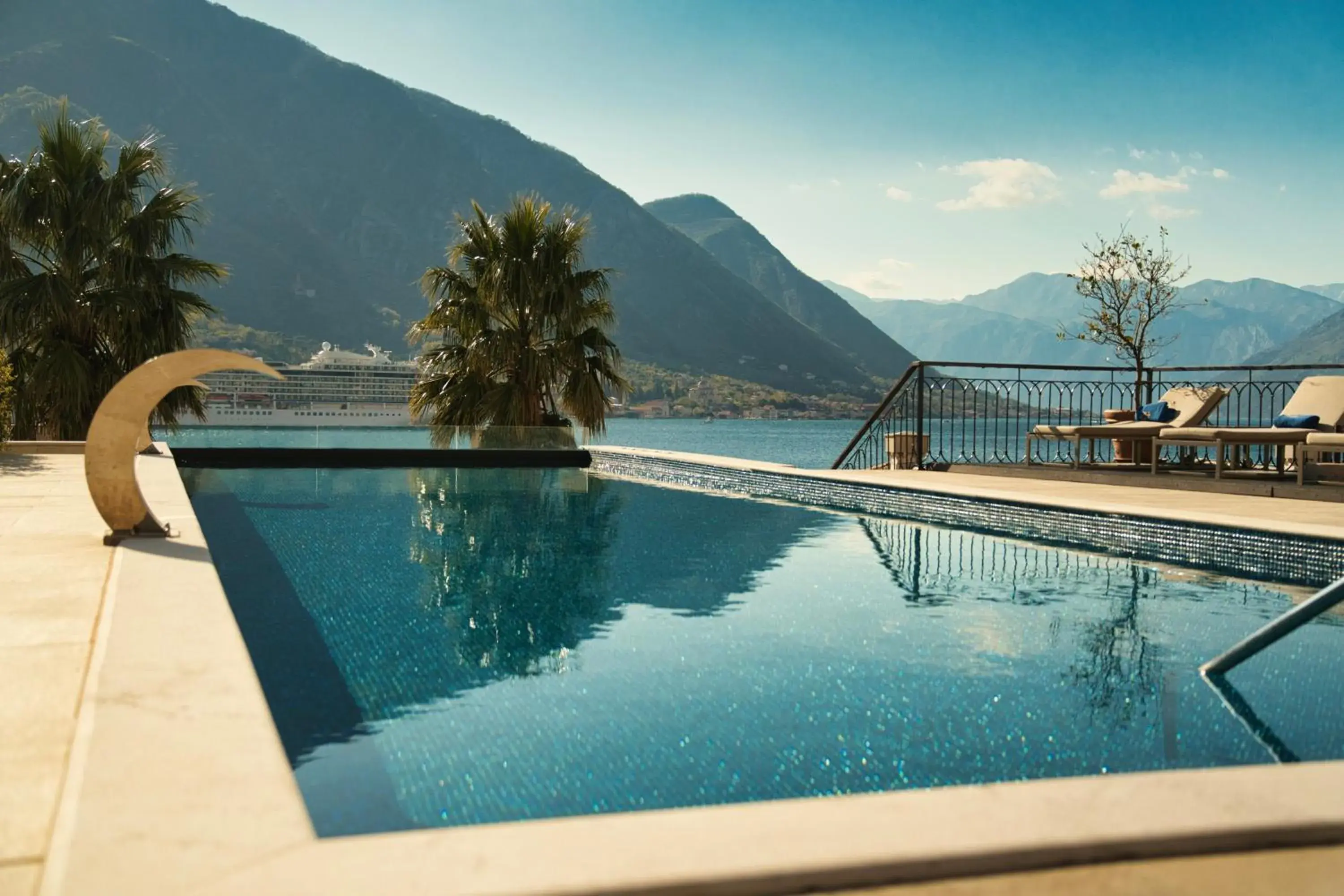 Swimming pool in HUMA Kotor Bay Hotel and Villas Swimming pool in HUMA Kotor Bay Hotel and Villas