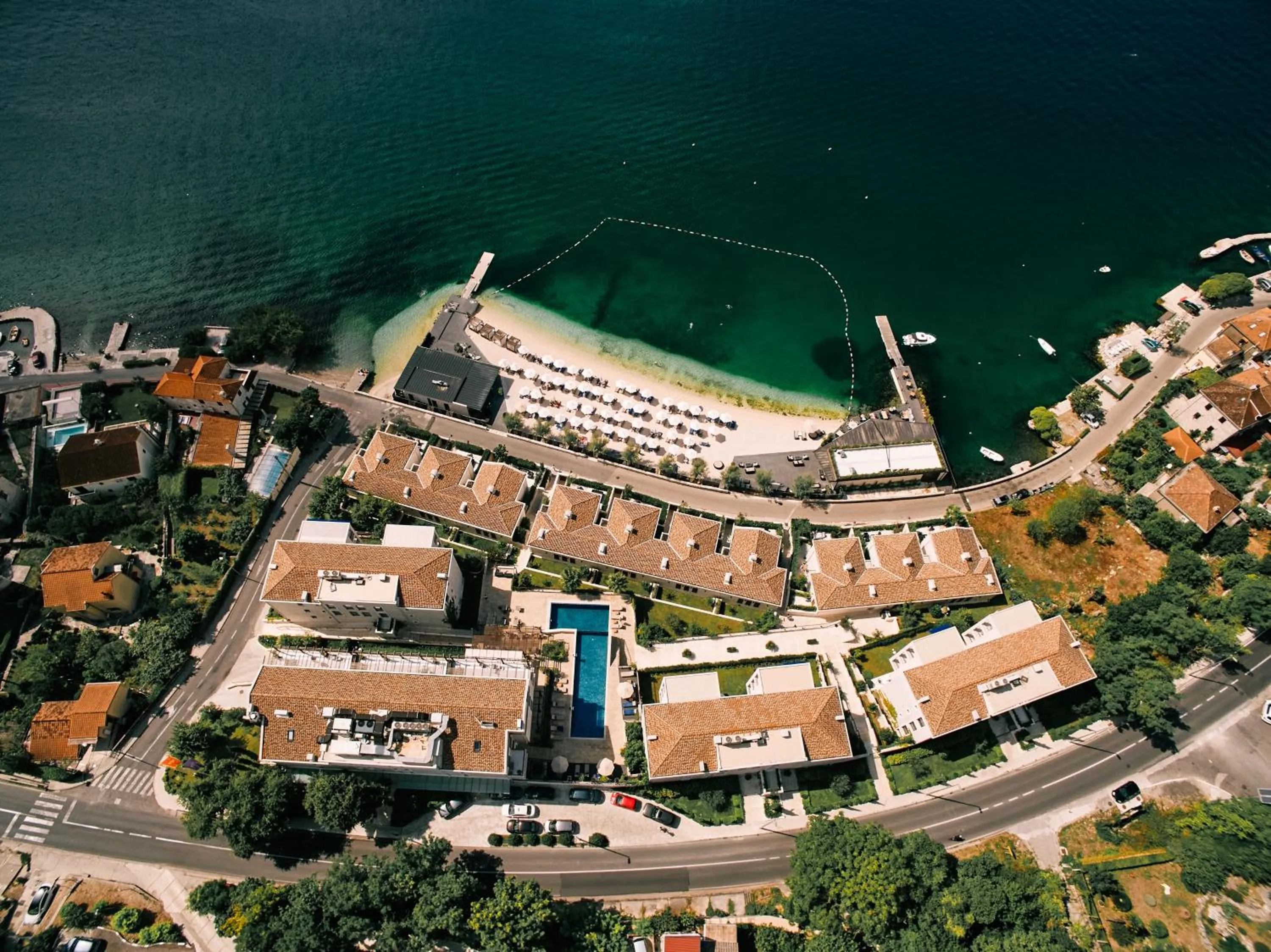 Property building in HUMA Kotor Bay Hotel and Villas