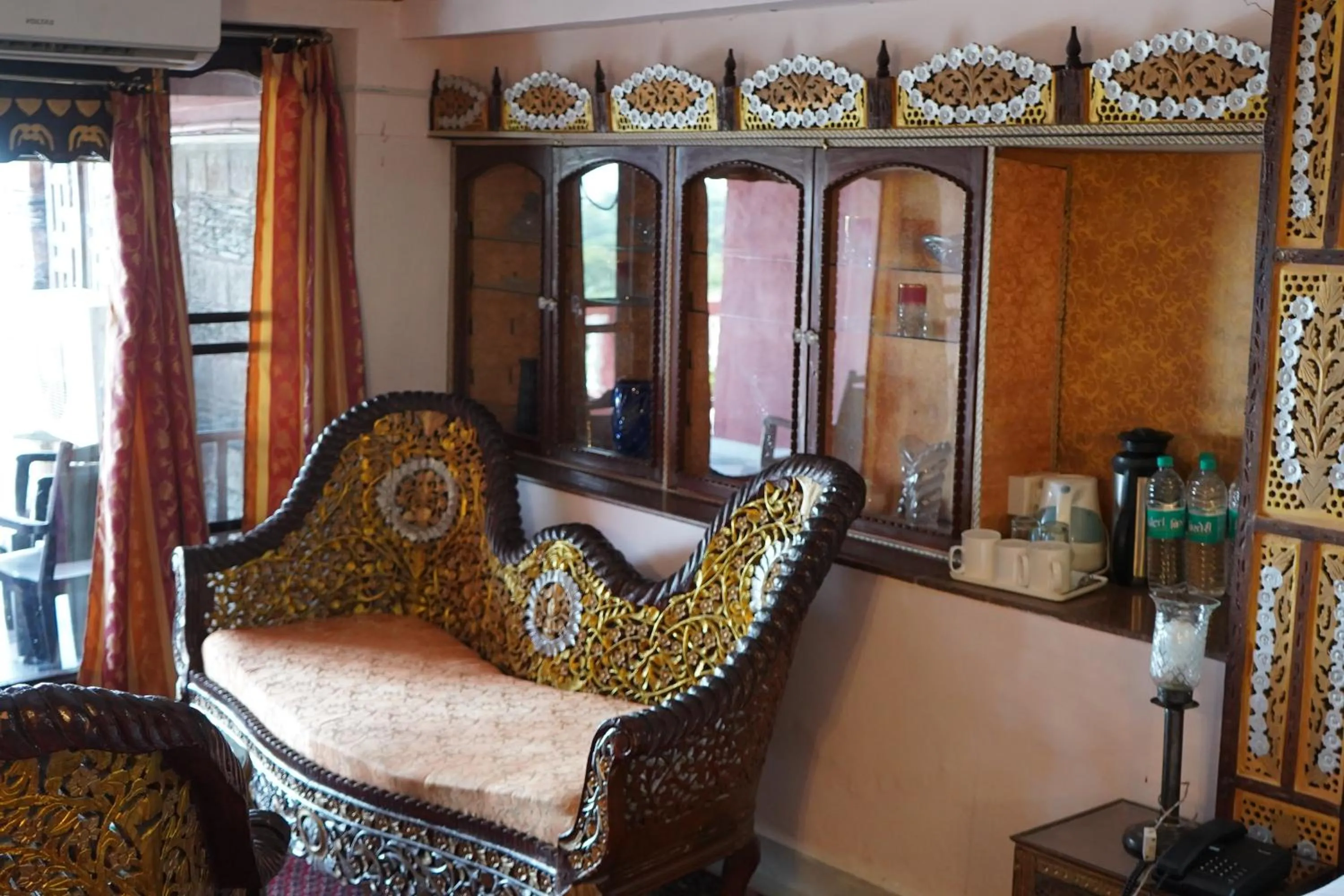 Seating area in WelcomHeritage Grace Hotel