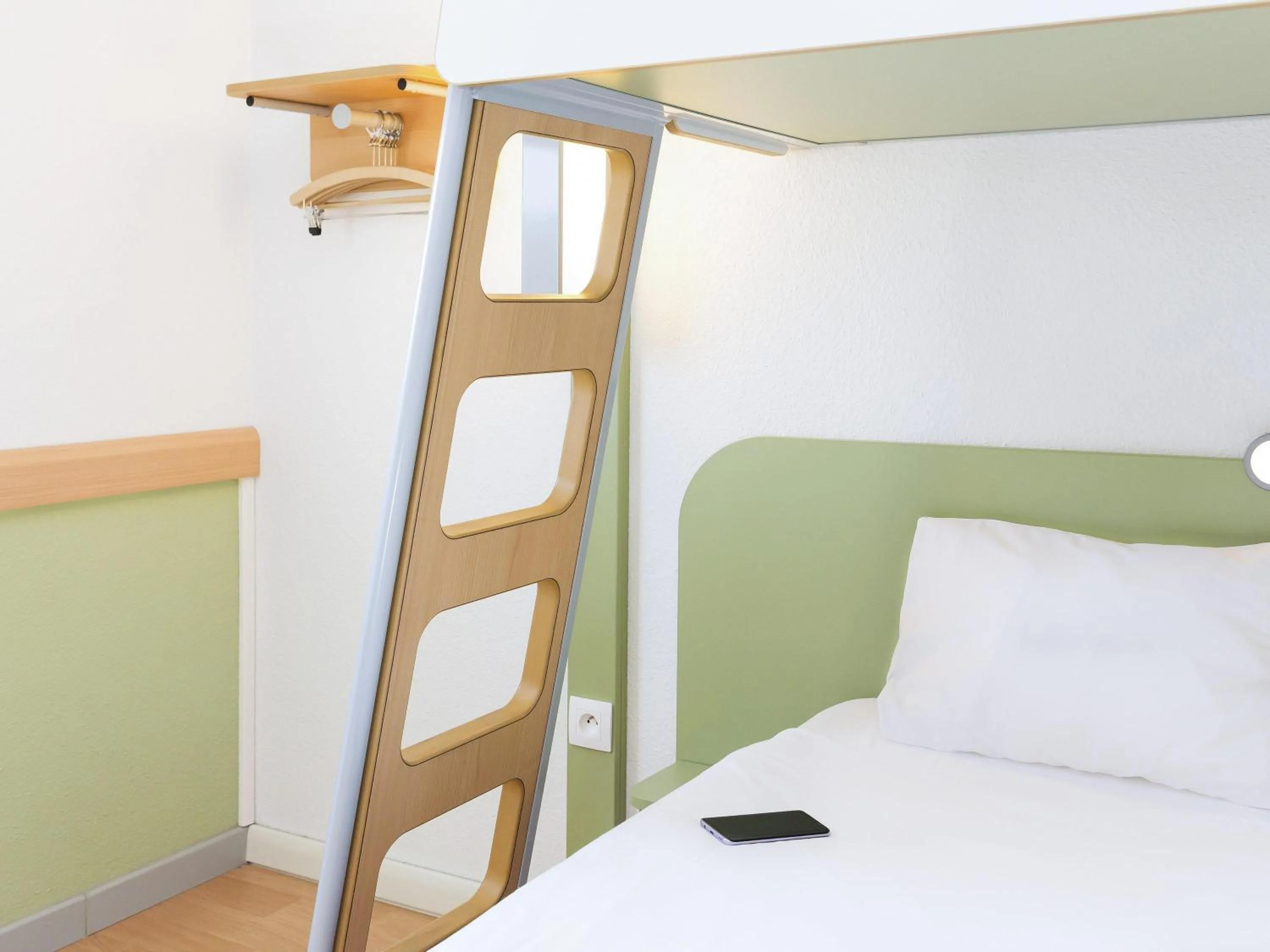 Bedroom, Bed in ibis budget Lyon Est Chaponnay