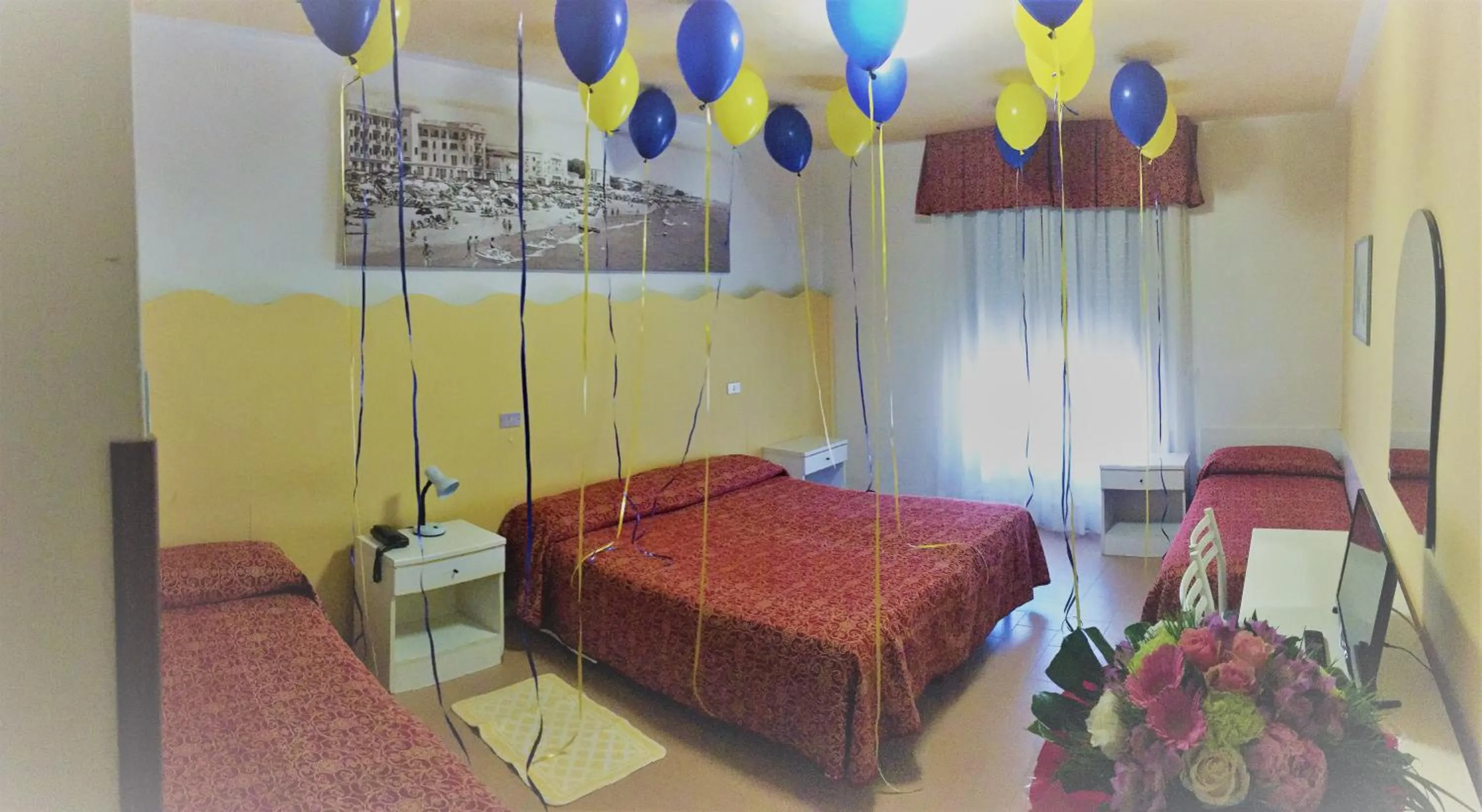 Decorative detail, Bed in Hotel Al Mare