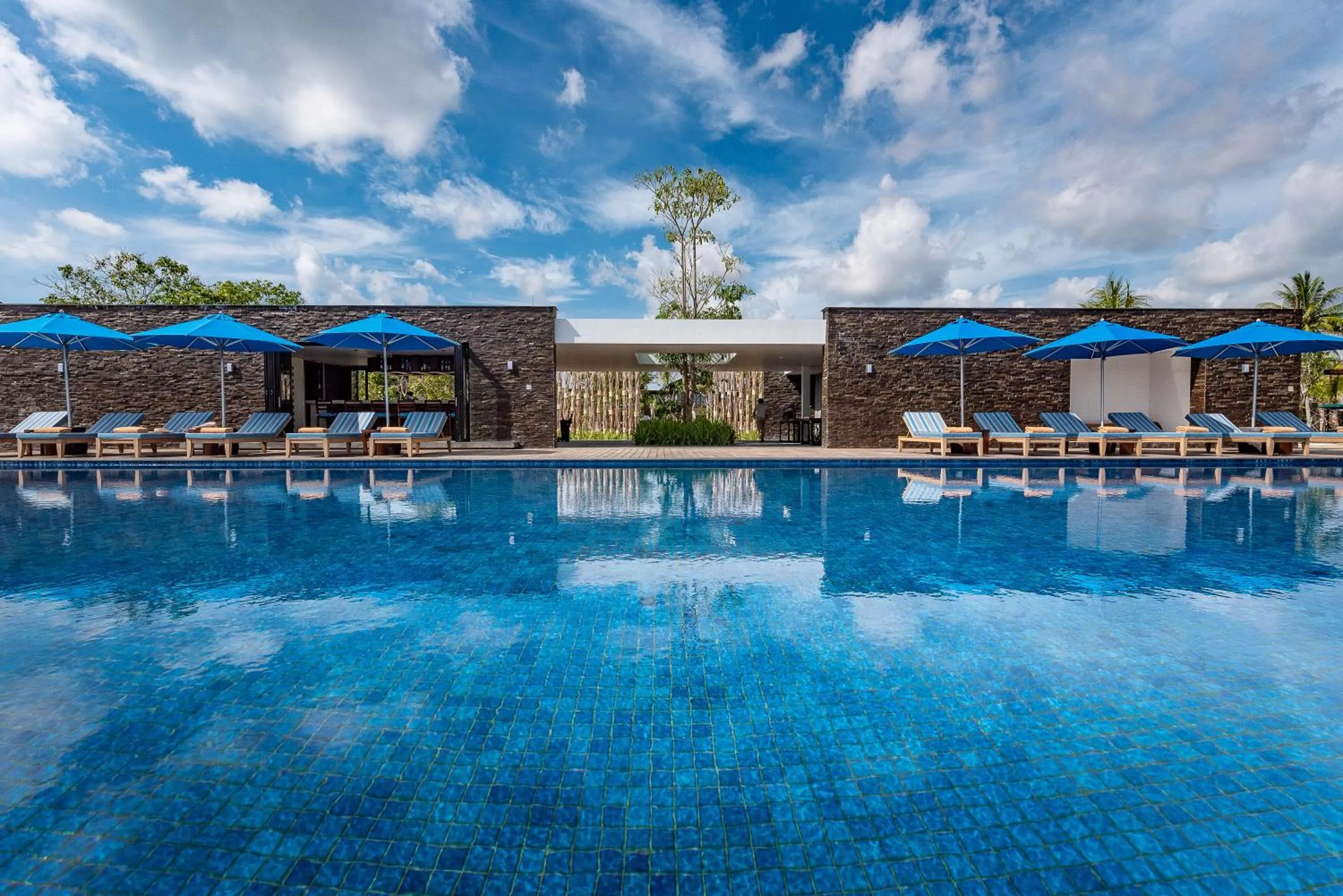 Pool view in The Residence Bintan