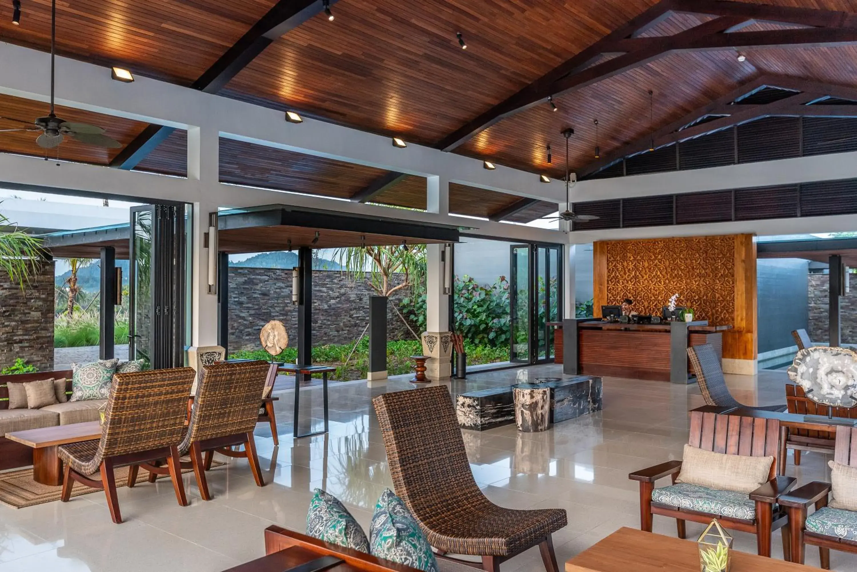 Lobby or reception in The Residence Bintan Lobby or reception in The Residence Bintan