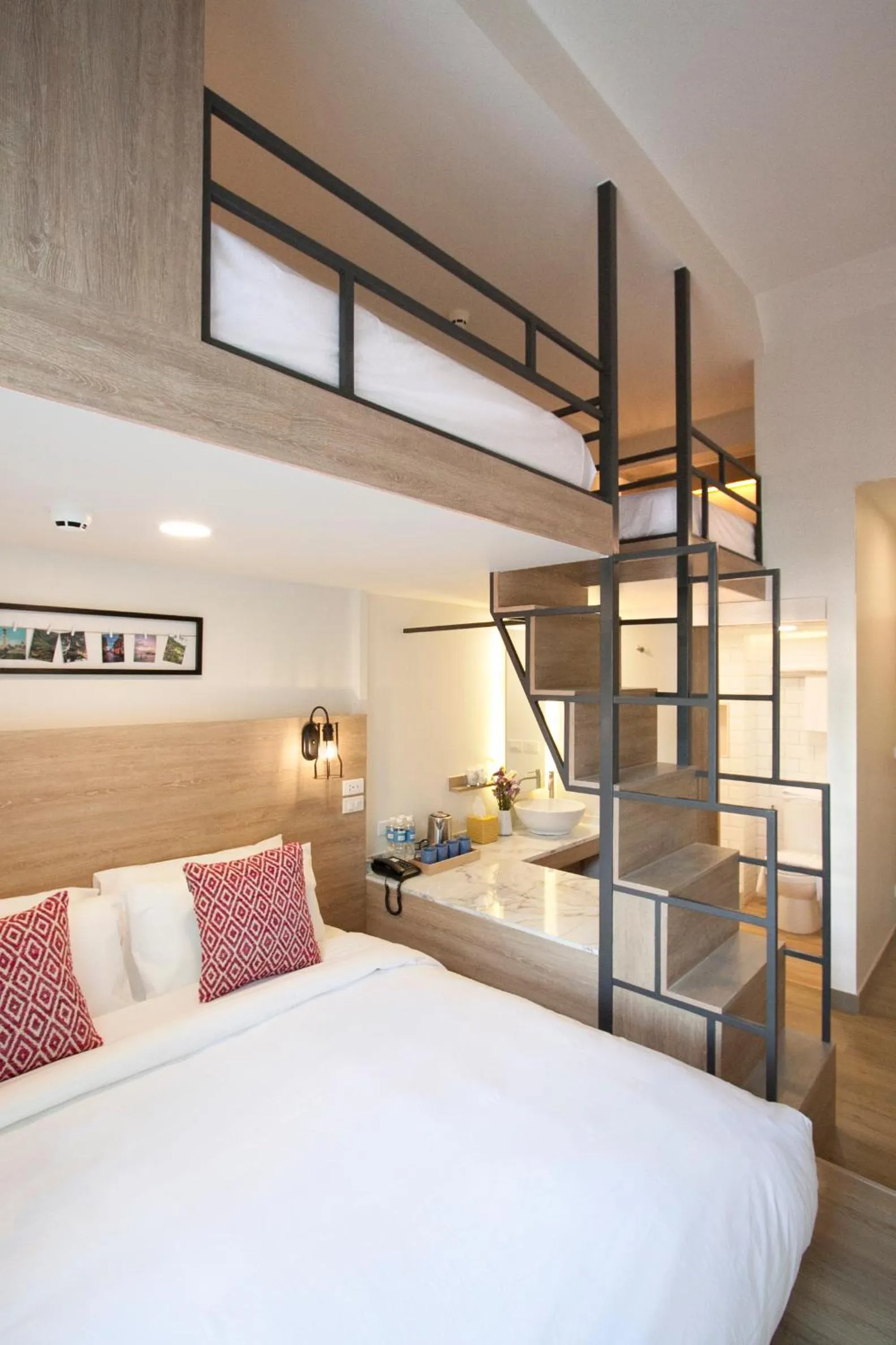 Bedroom, Bed in Lub d Manila Makati - Central Makati, Near Nightlife