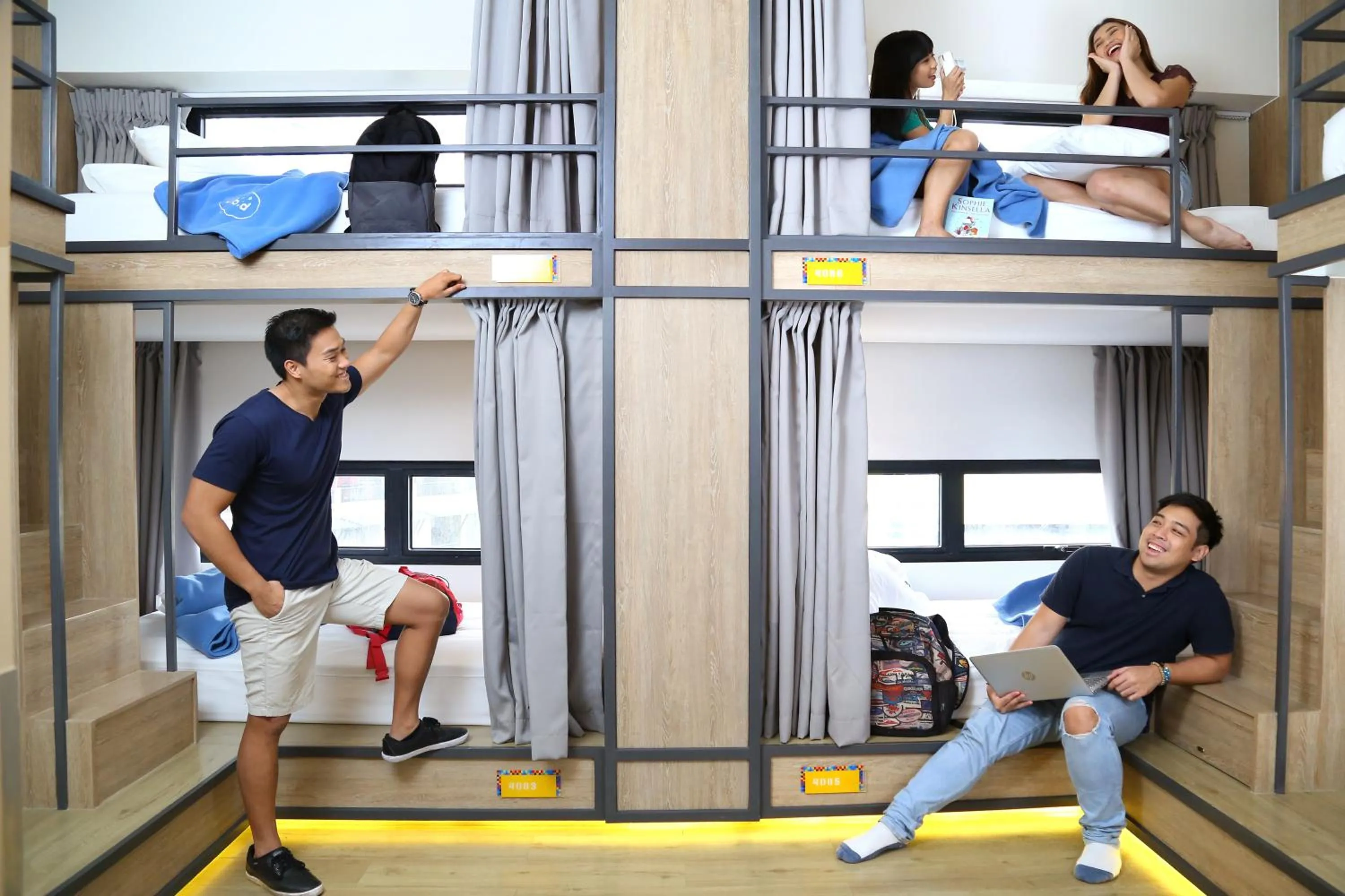 Bedroom, Bed in Lub d Manila Makati - Central Makati, Near Nightlife