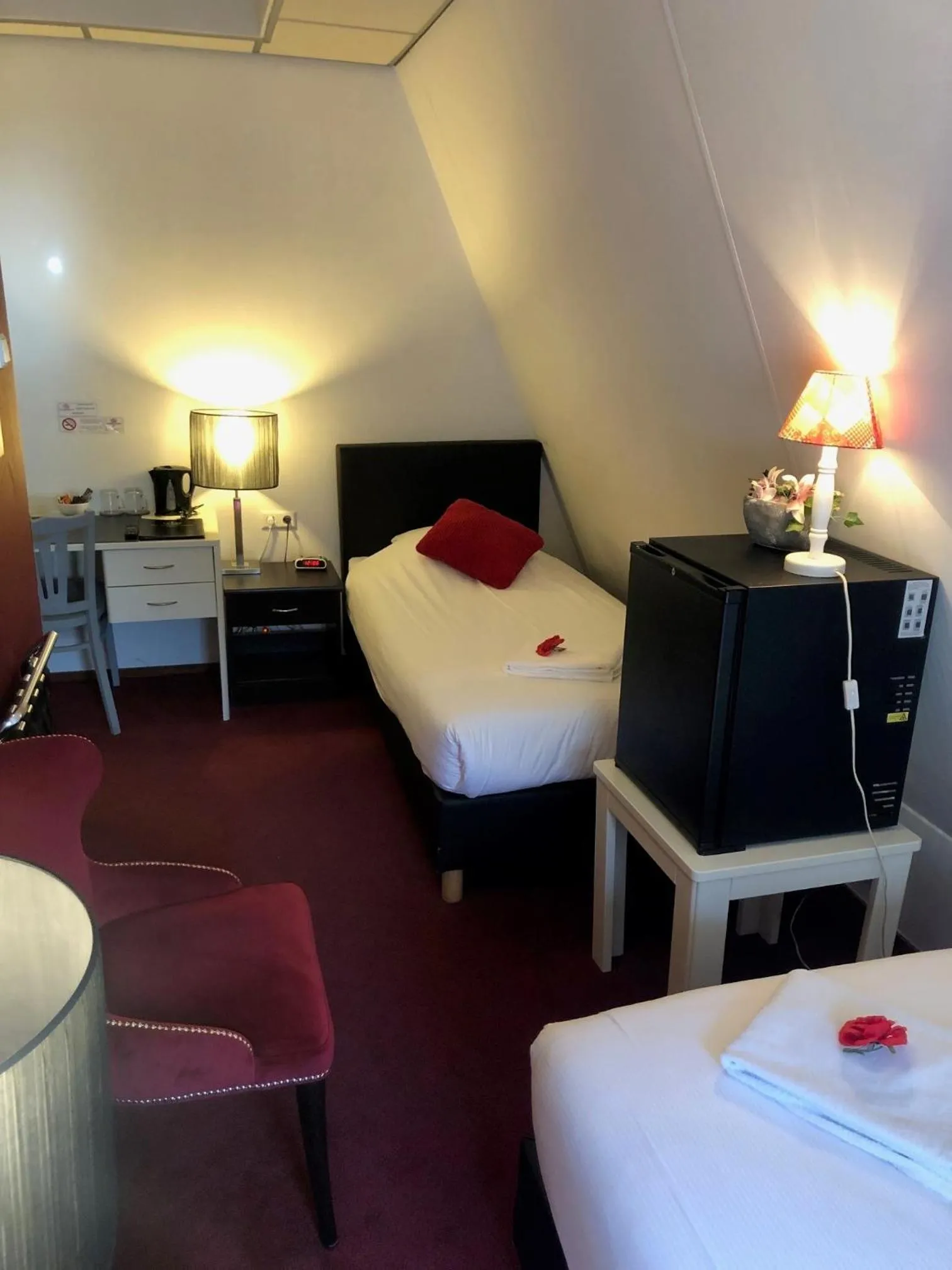 Bed in Hotel de Keizerskroon Hoorn