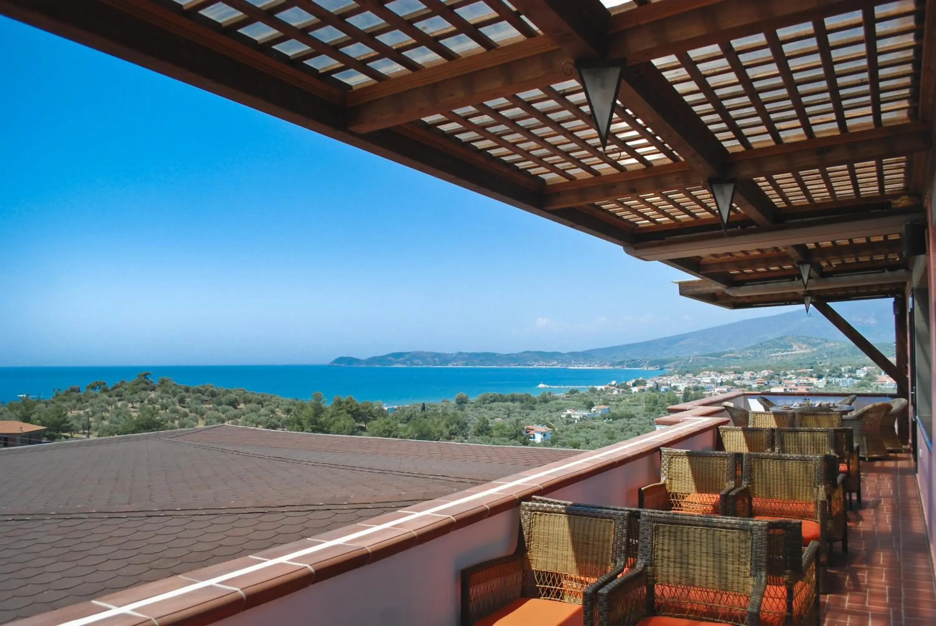 Mountain view in Kallisti Hotel Mountain view in Kallisti Hotel