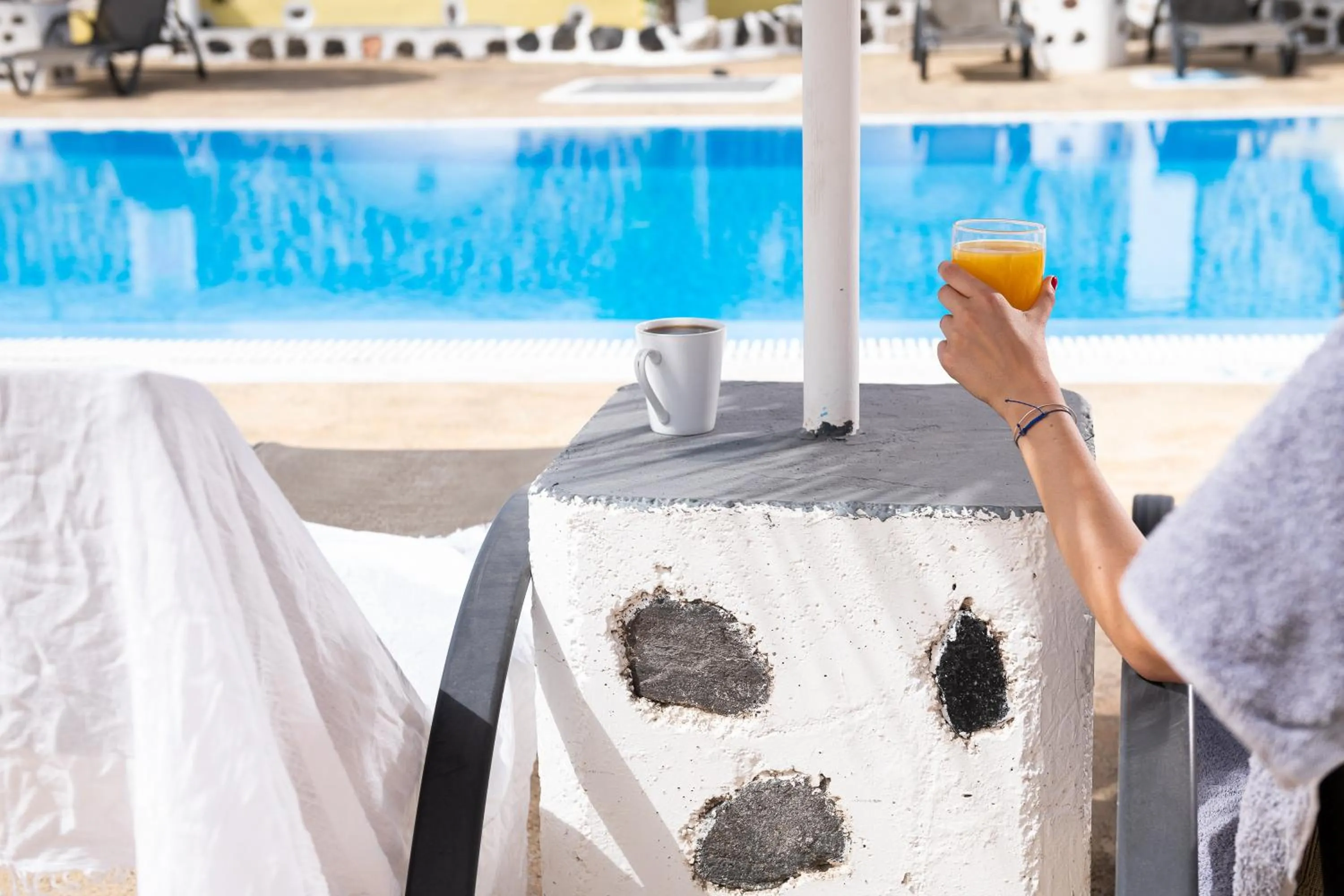 Swimming pool in Mandilaria Studios