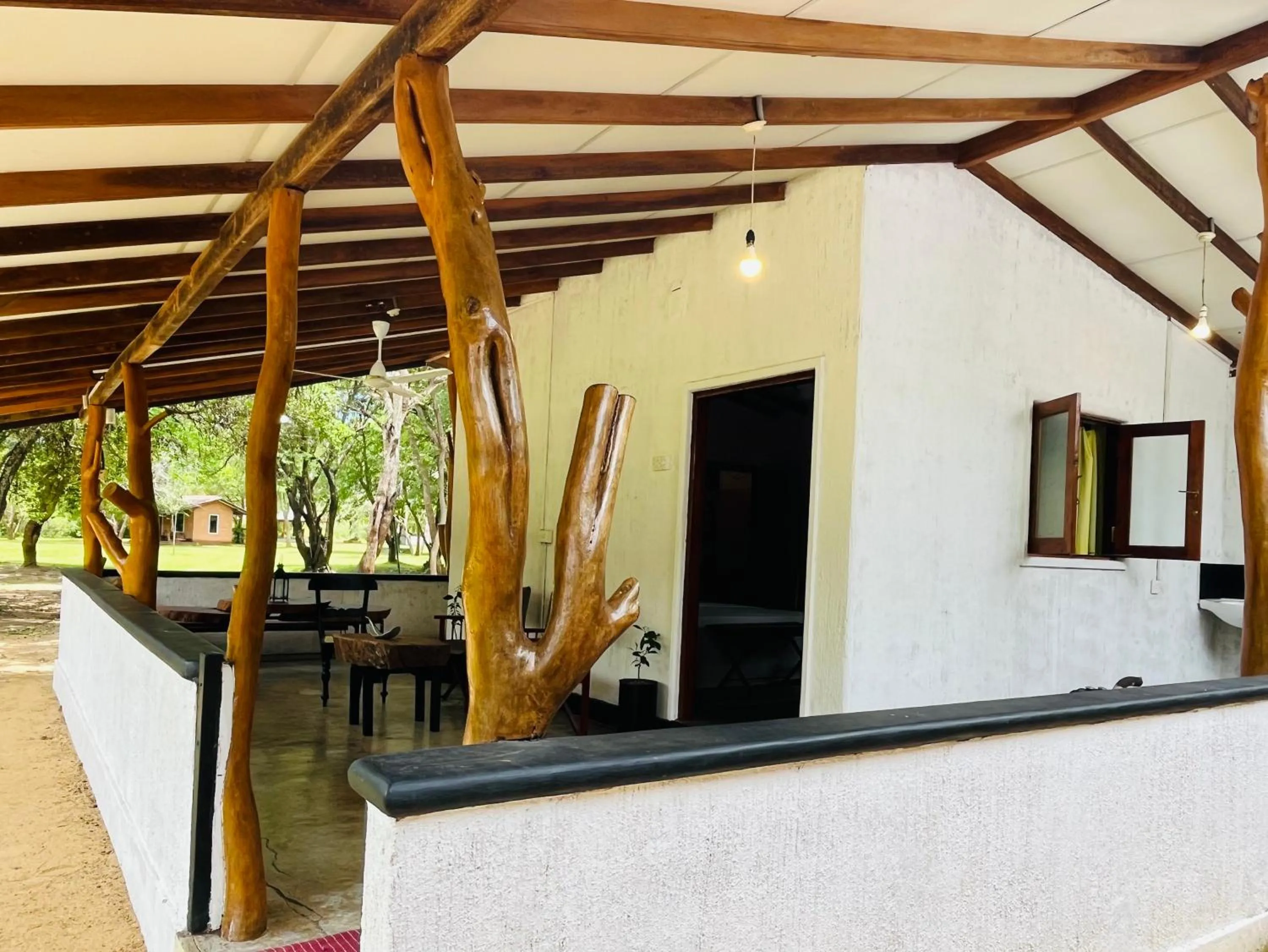 View (from property/room) in Funky Leopard Safari Lodge Bordering Yala National Park