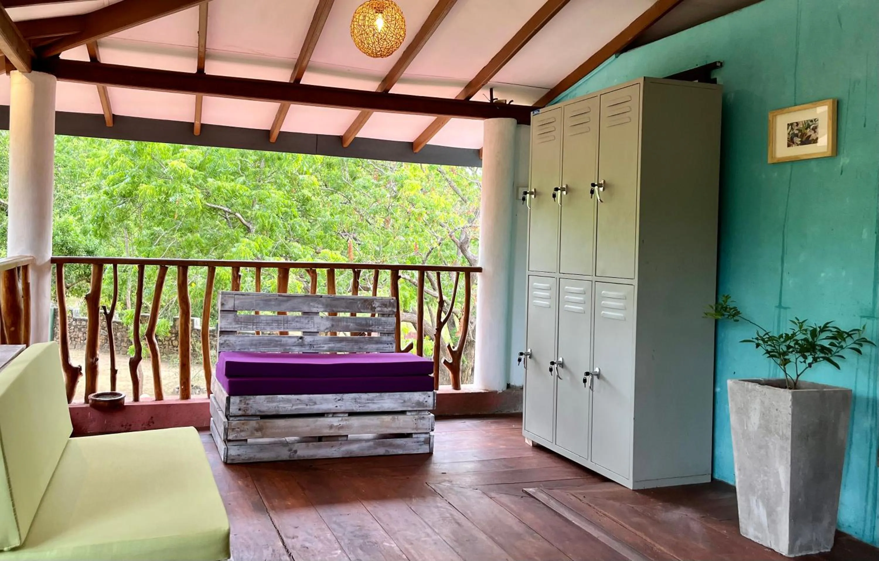 locker in Funky Leopard Safari Lodge Bordering Yala National Park
