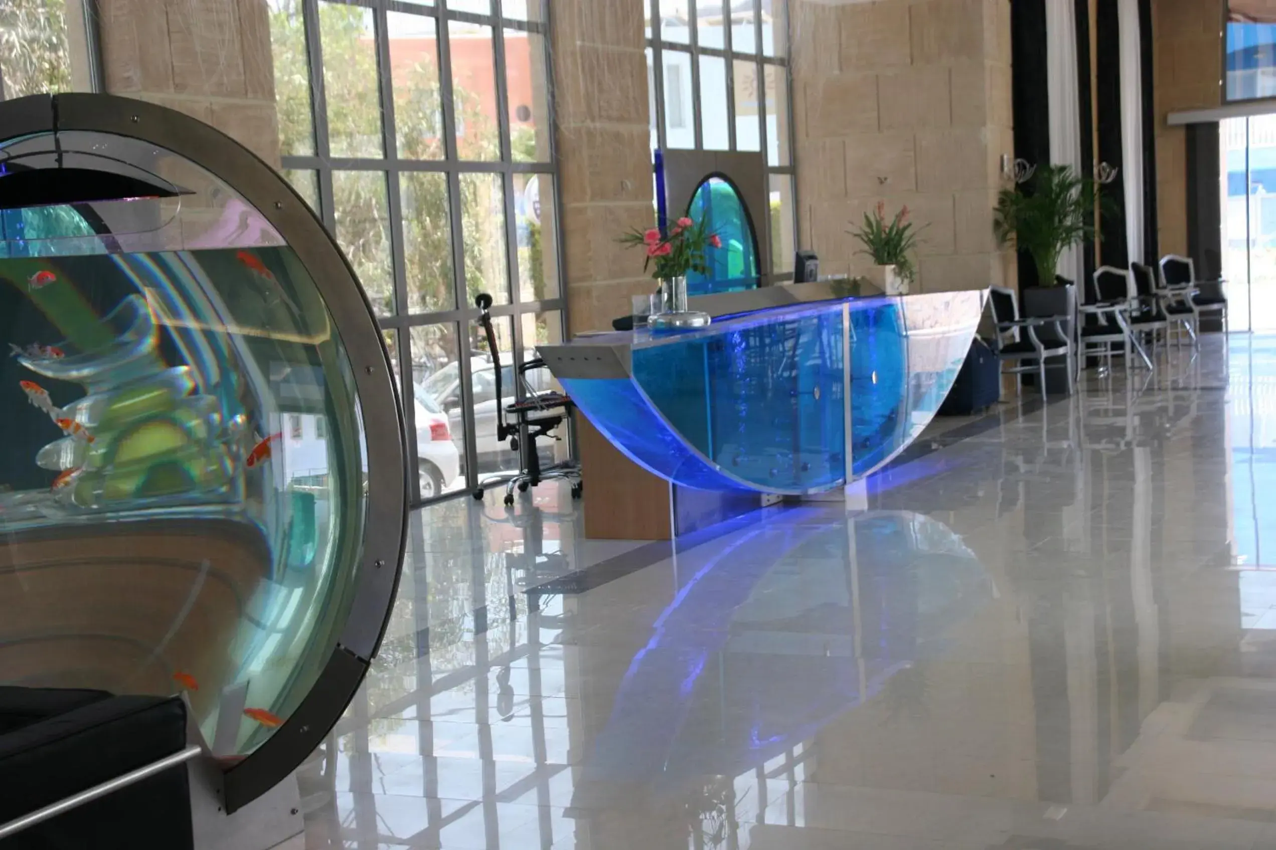 Lobby or reception in All Senses Ocean Blue Sea Side Resort - All Inclusive Lobby or reception in All Senses Ocean Blue Sea Side Resort - All Inclusive