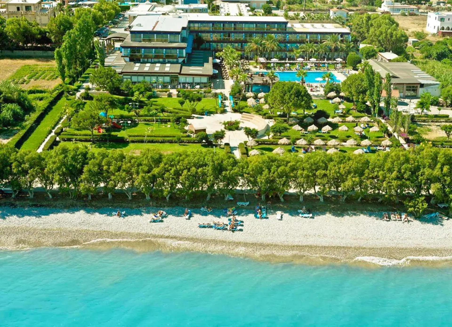 Bird's eye view in All Senses Ocean Blue Sea Side Resort - All Inclusive Bird's eye view in All Senses Ocean Blue Sea Side Resort - All Inclusive