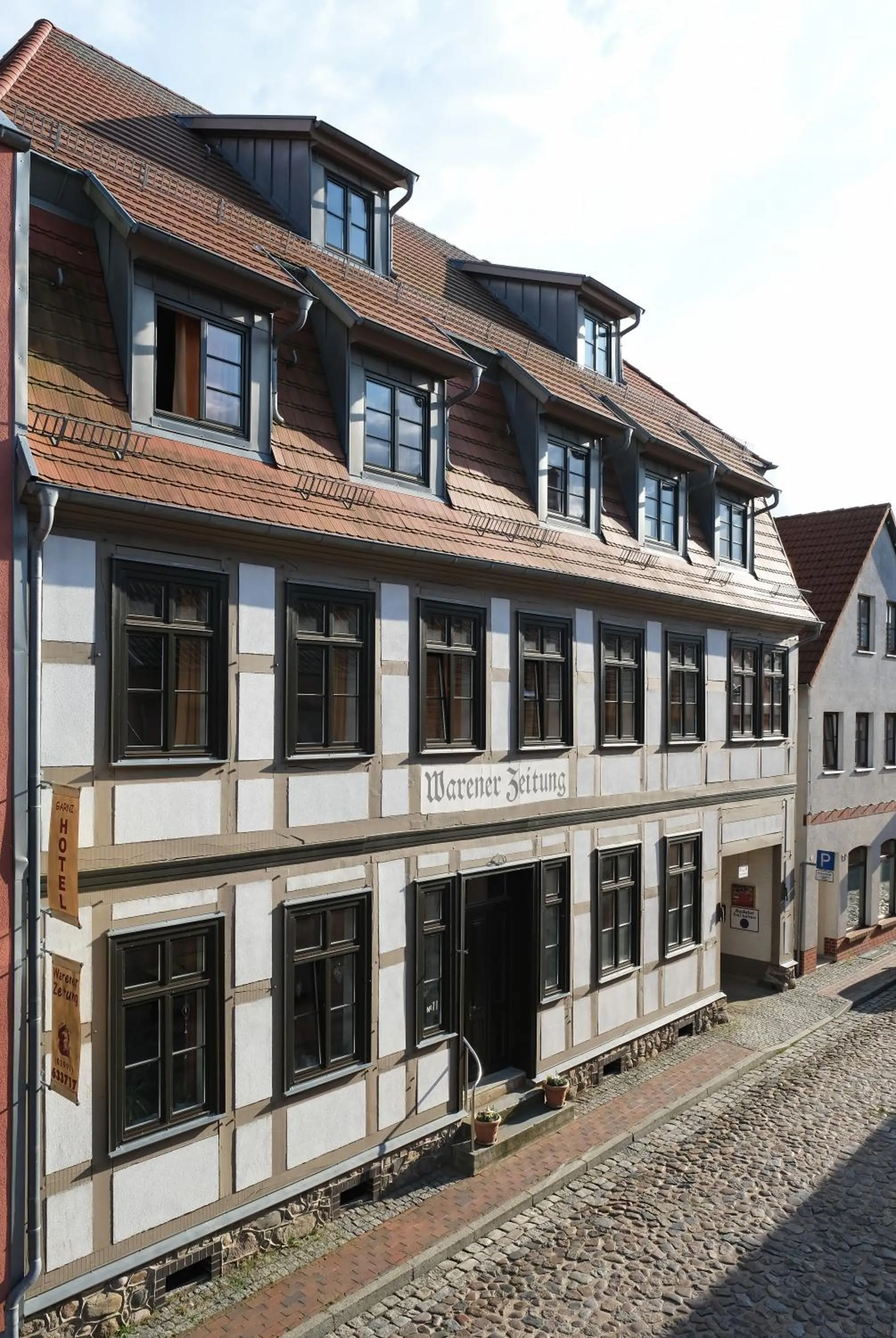 Property building in Hotel Waren-Alte Warener Zeitung