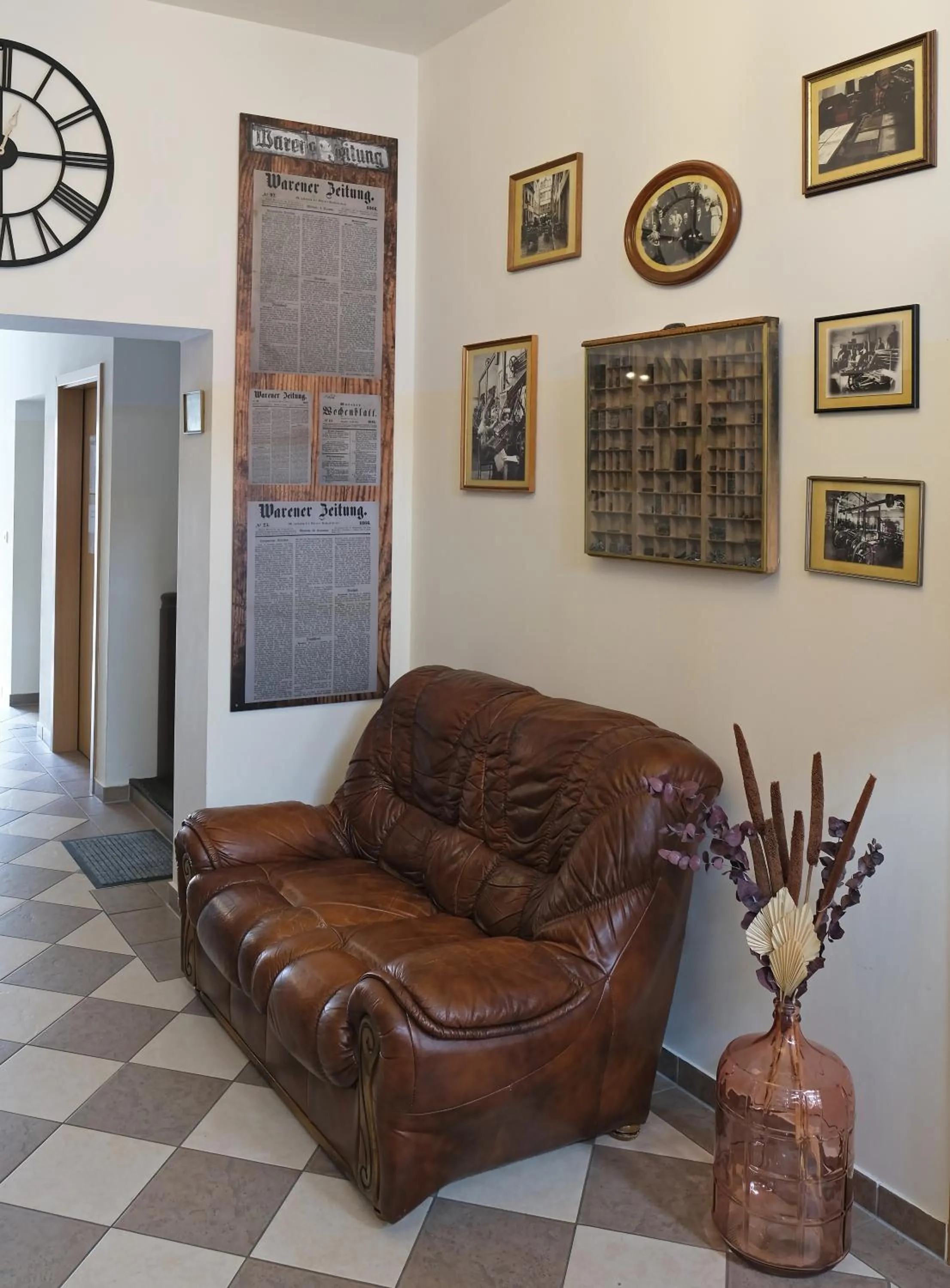 Lobby or reception in Hotel Waren-Alte Warener Zeitung