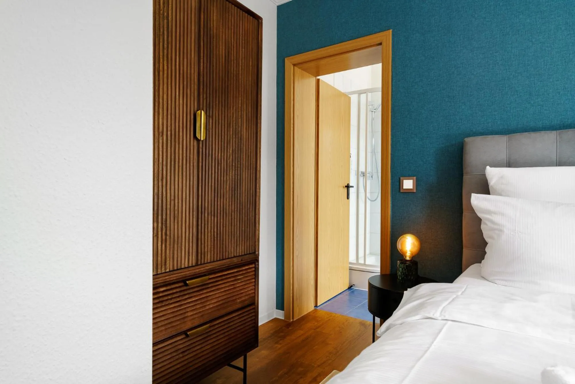 Bed in Hotel Waren-Alte Warener Zeitung