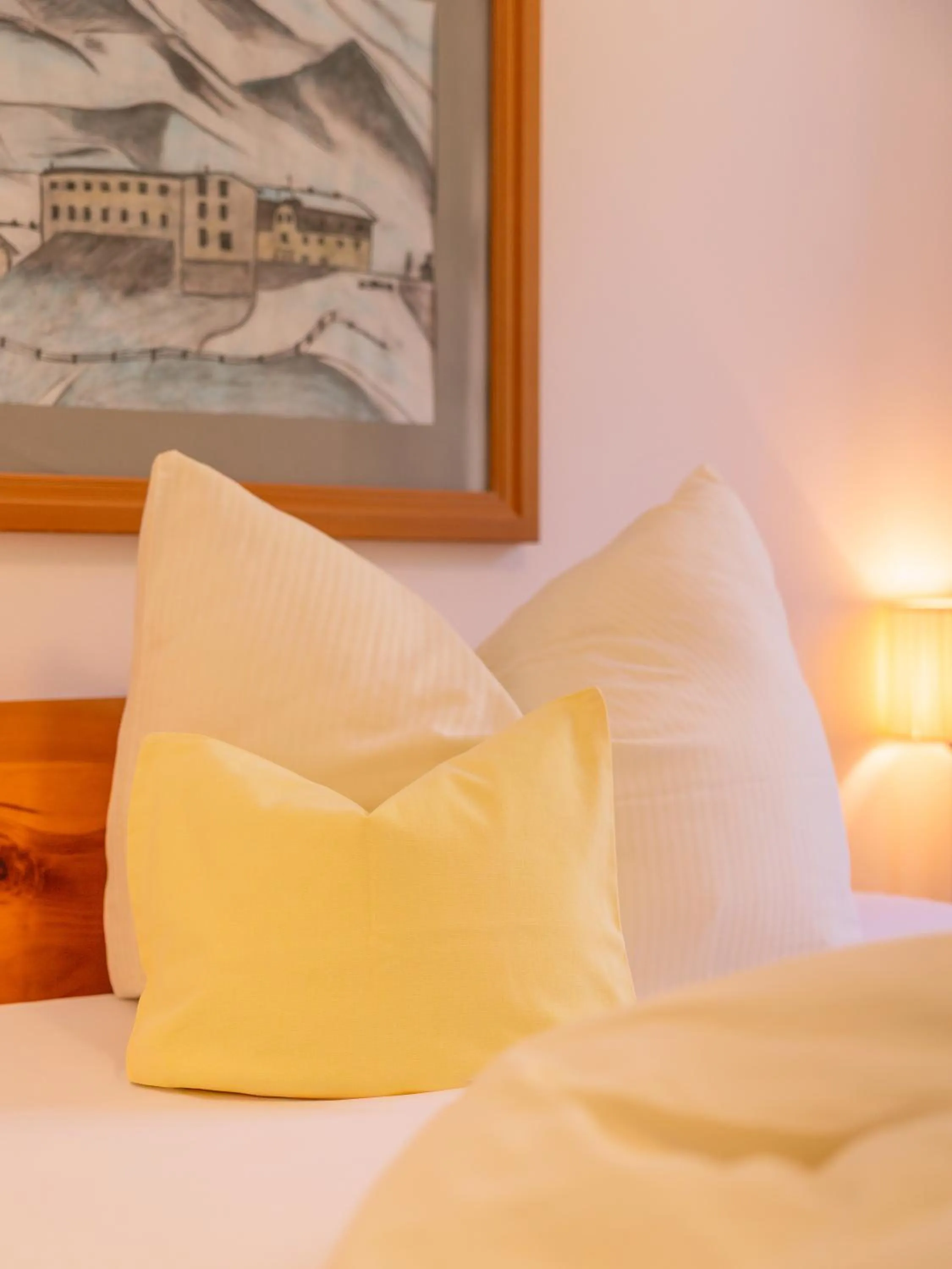 Bed in Berghotel Franzenshöhe