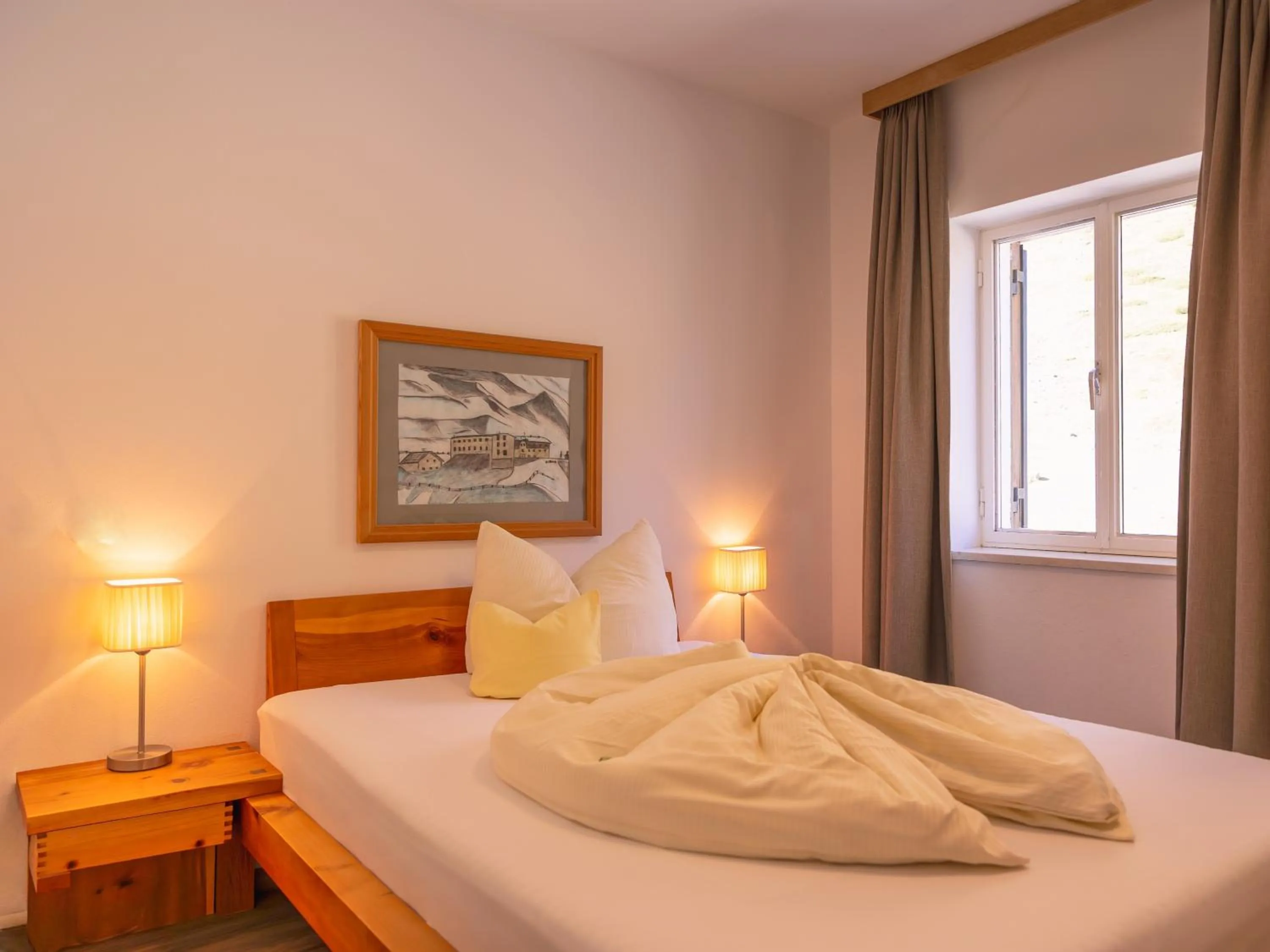 Bed in Berghotel Franzenshöhe