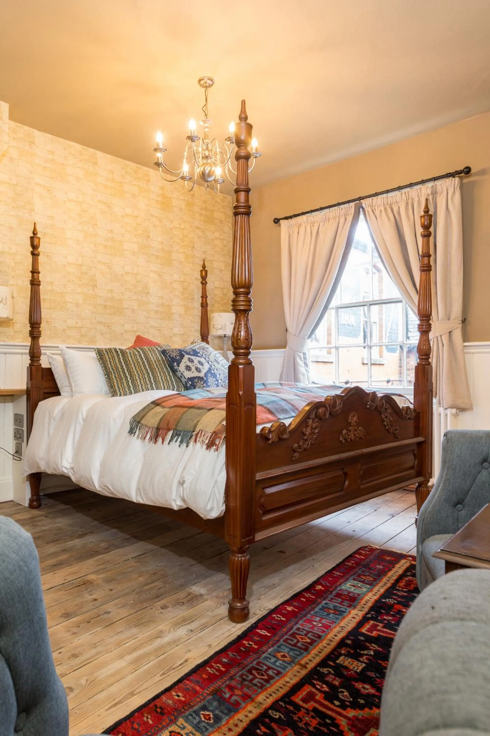 Bed in The Bull Hotel