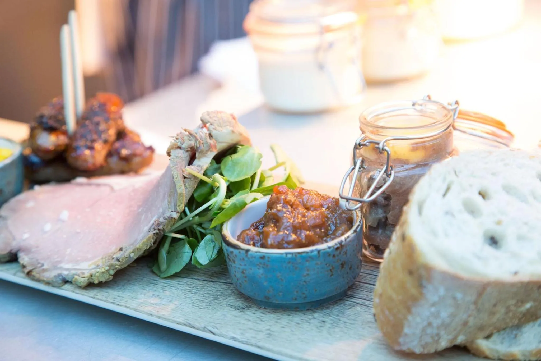 Food and drinks in The Bull Hotel