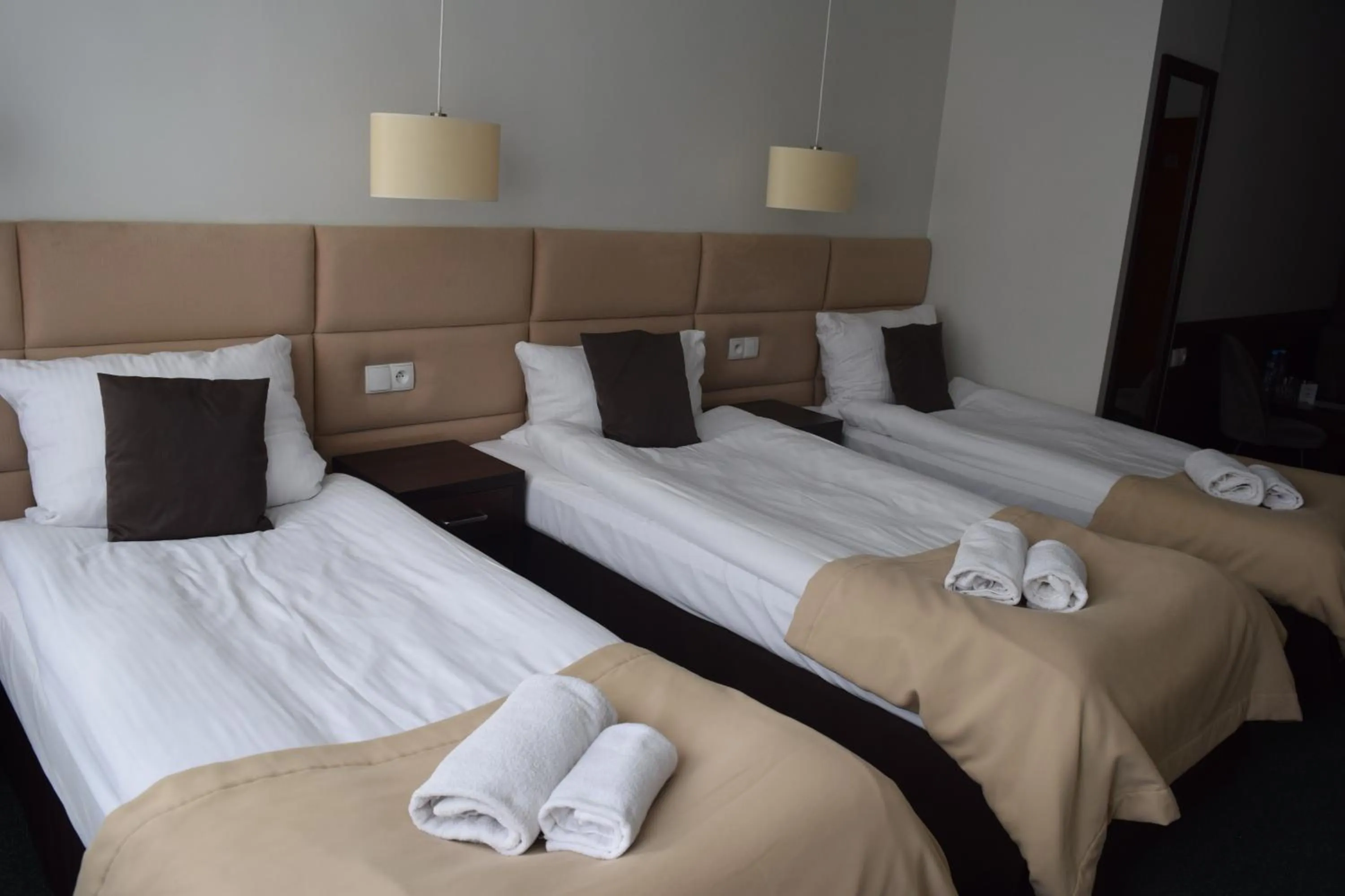 Bed in Hotel Maraton