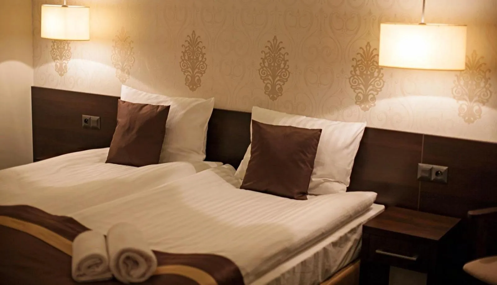 Bed in Hotel Maraton