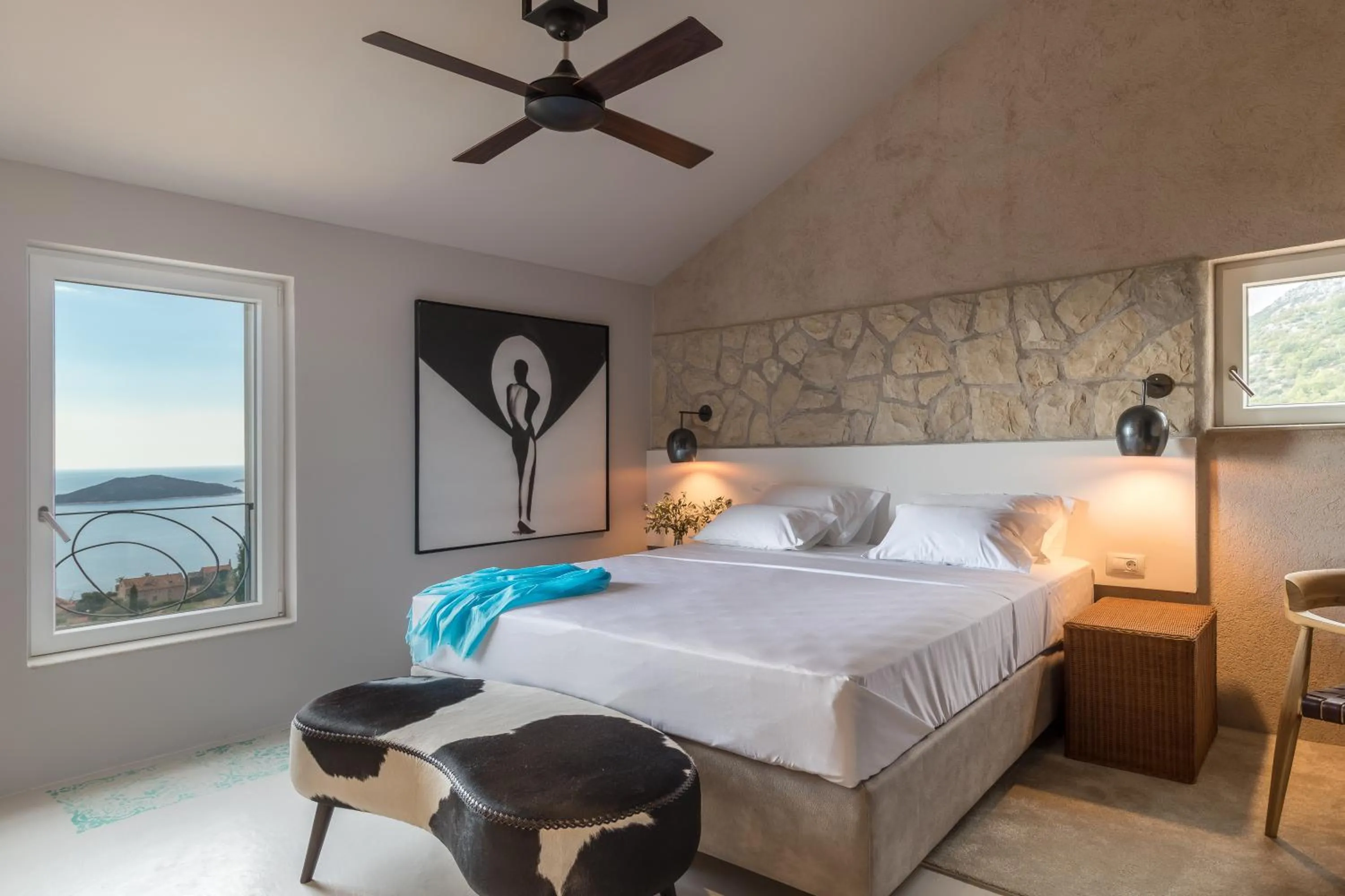 Bed in NINON Dubrovnik - Adults Only