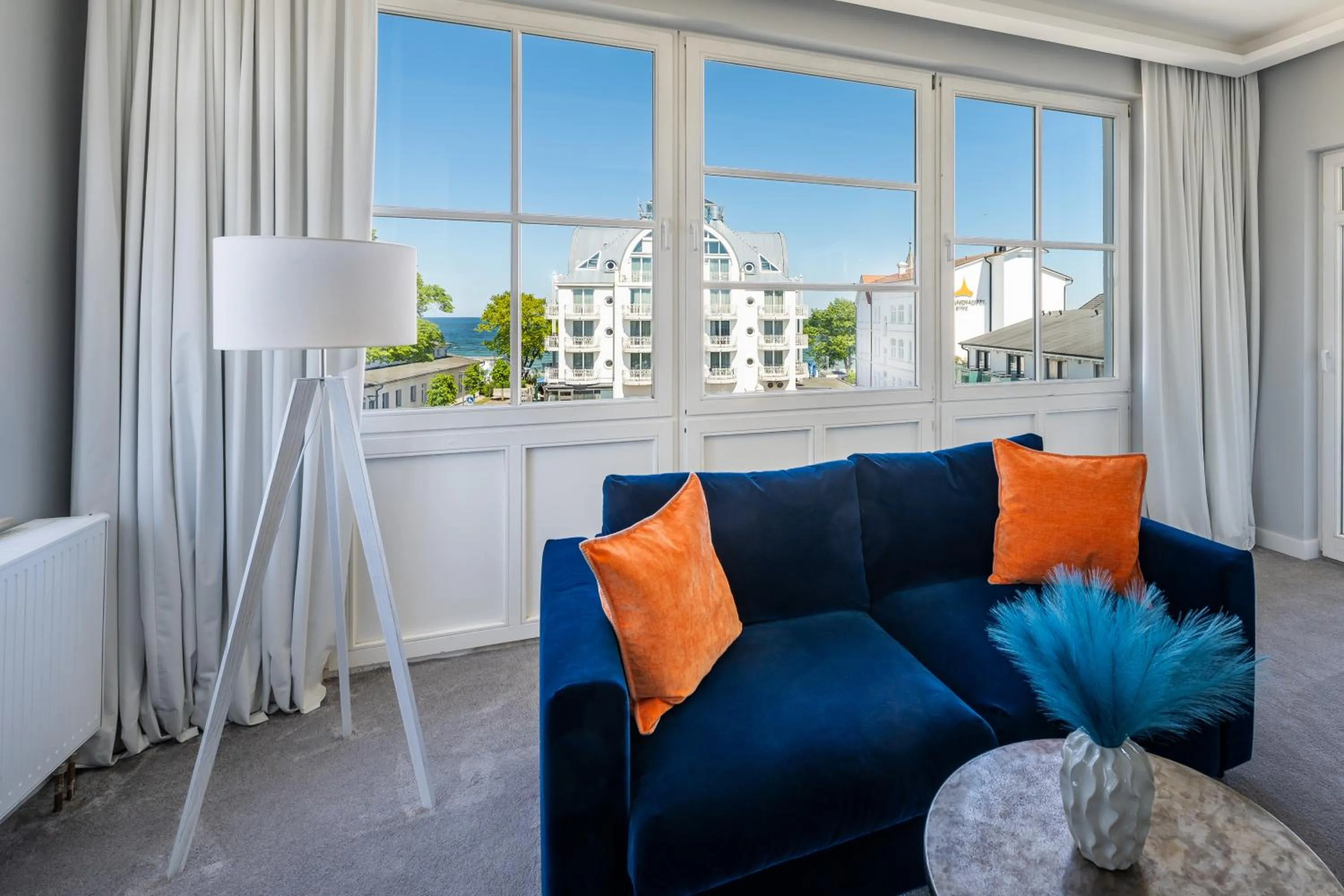 Living room in Strandvilla Glückauf