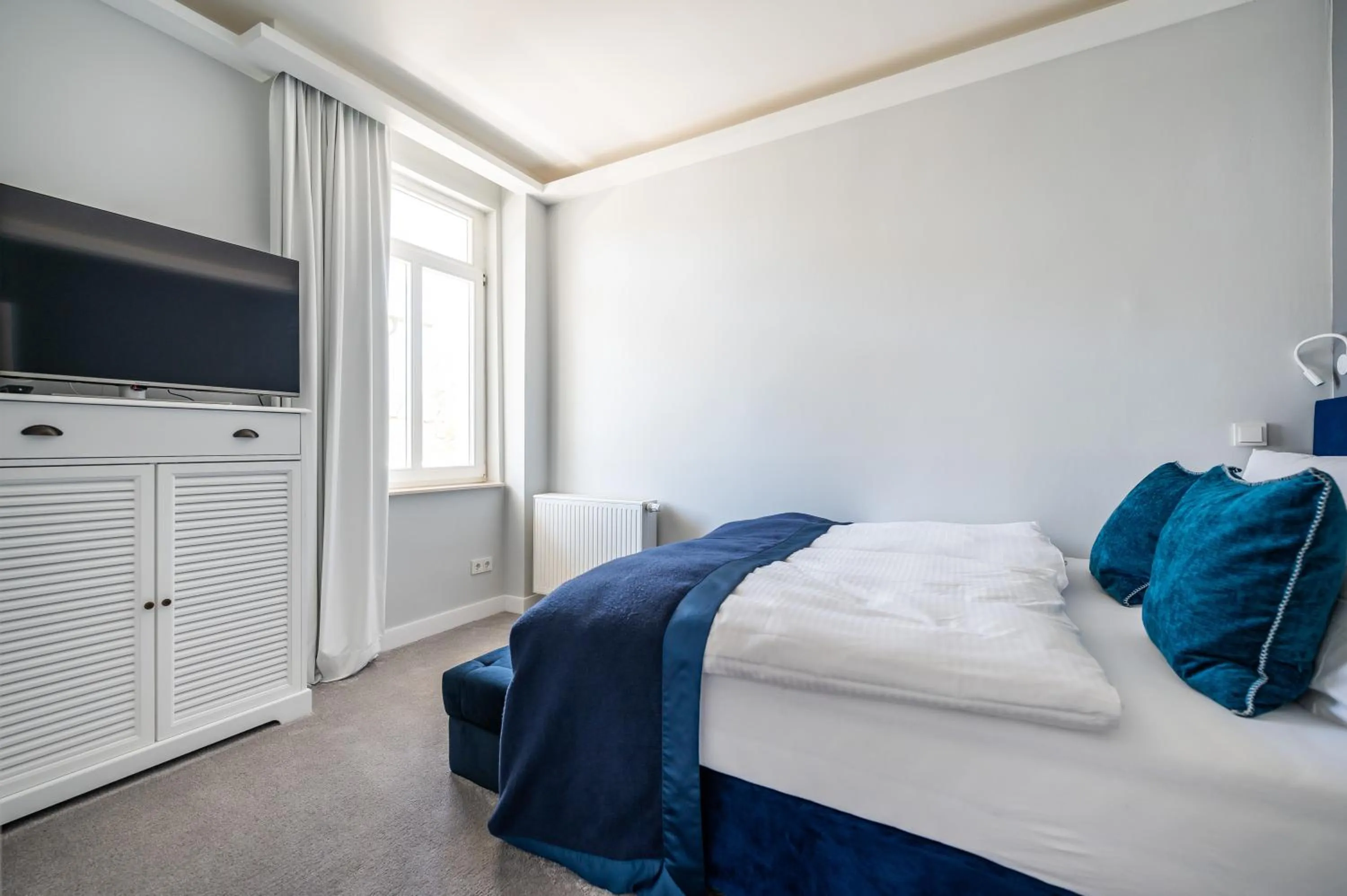 Bed in Strandvilla Glückauf