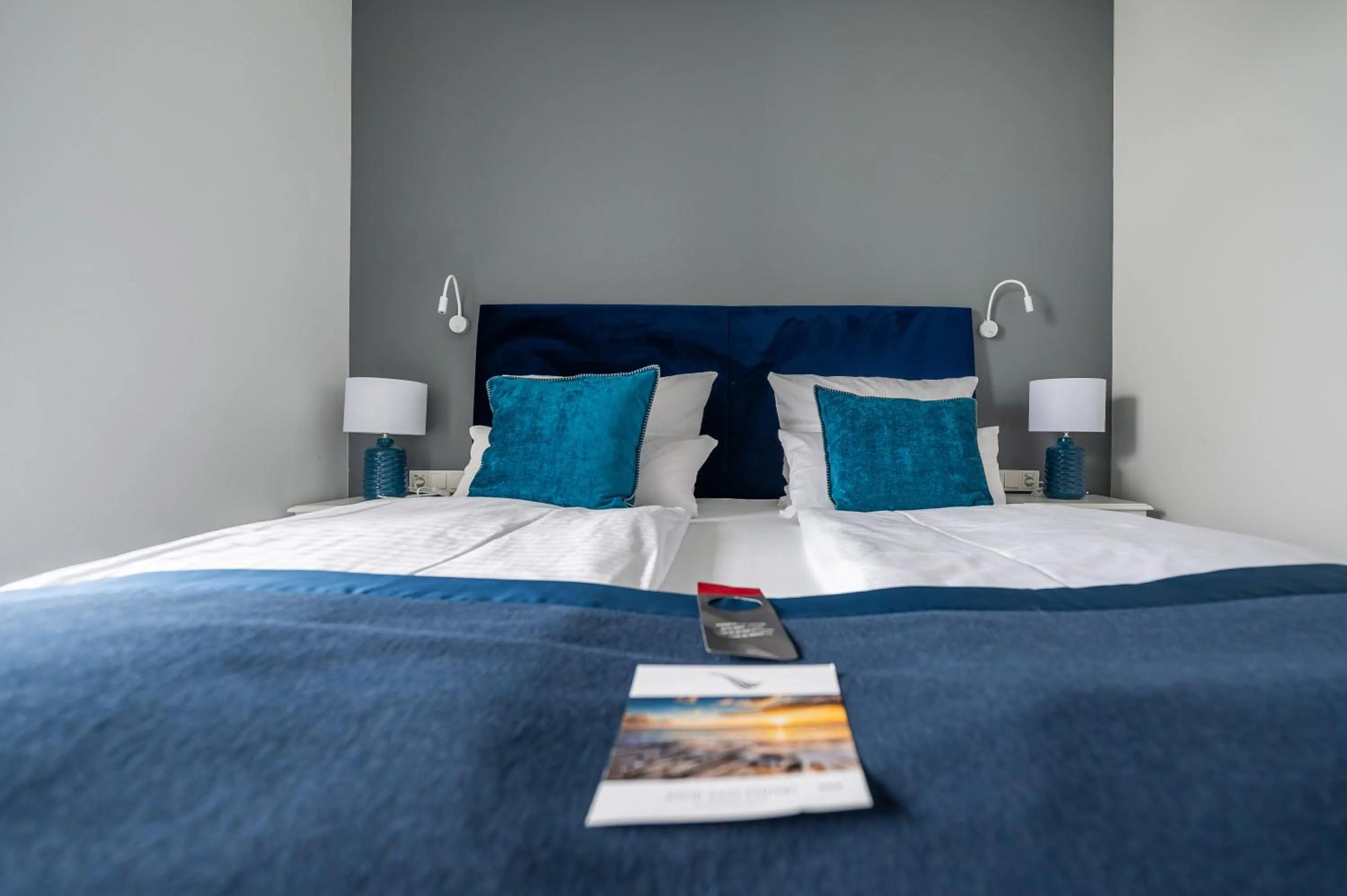 Bed in Strandvilla Glückauf