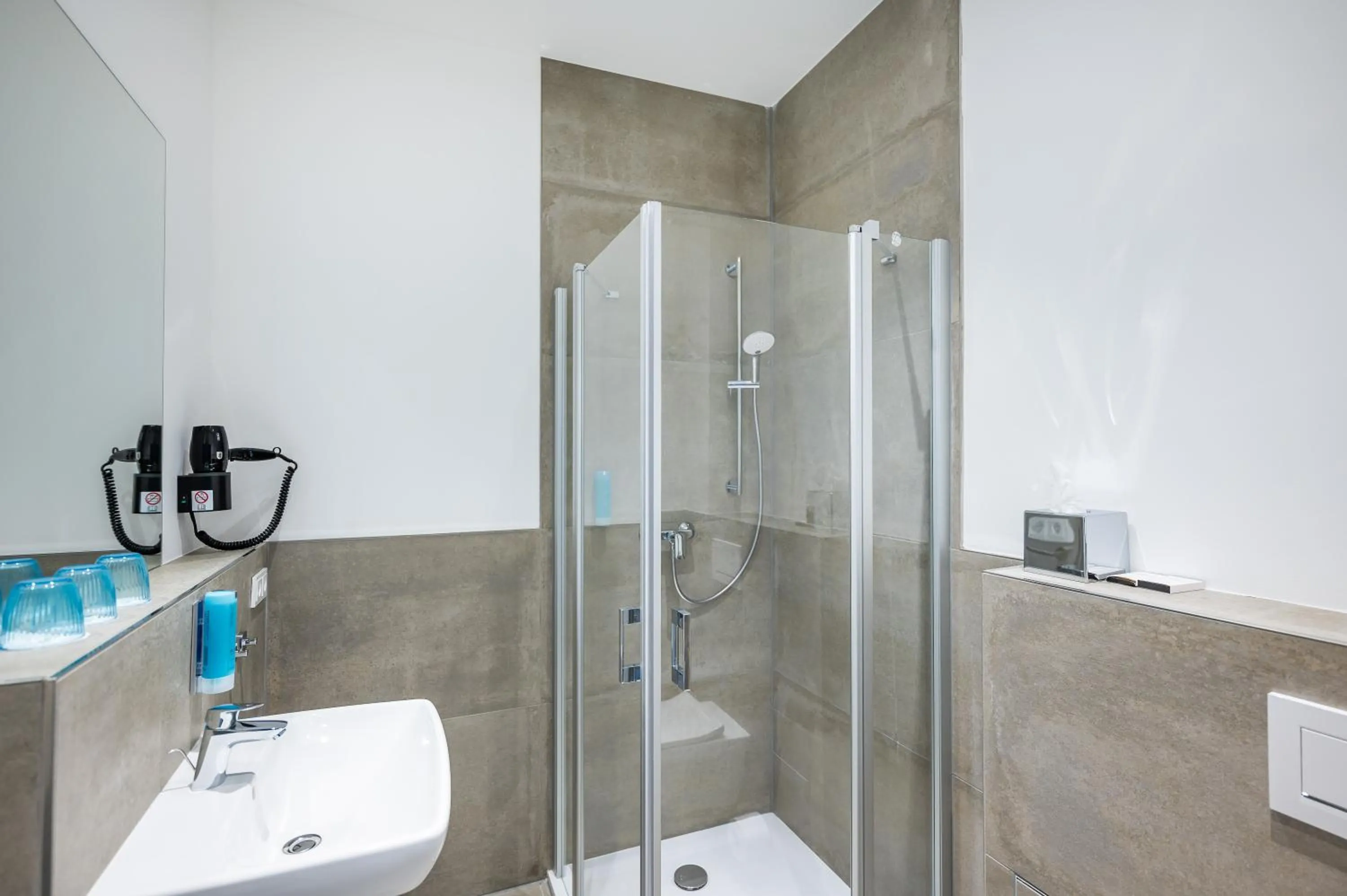 Shower in Strandvilla Glückauf