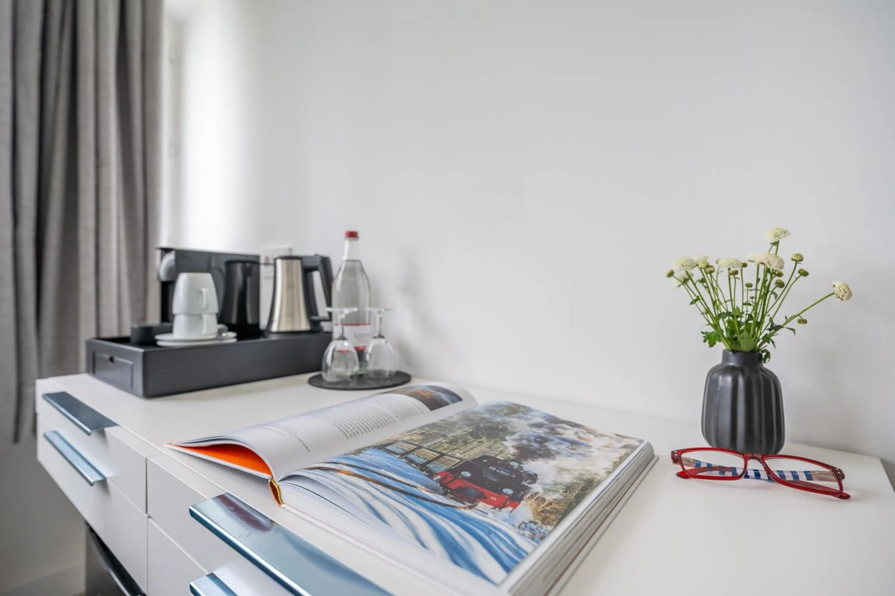 Coffee/tea facilities in Strandvilla Glückauf