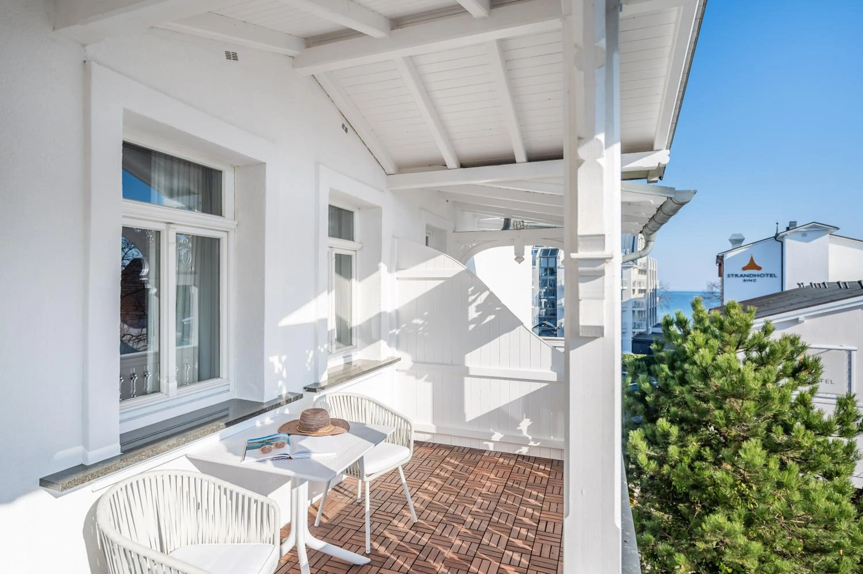 Balcony/Terrace in Strandvilla Glückauf