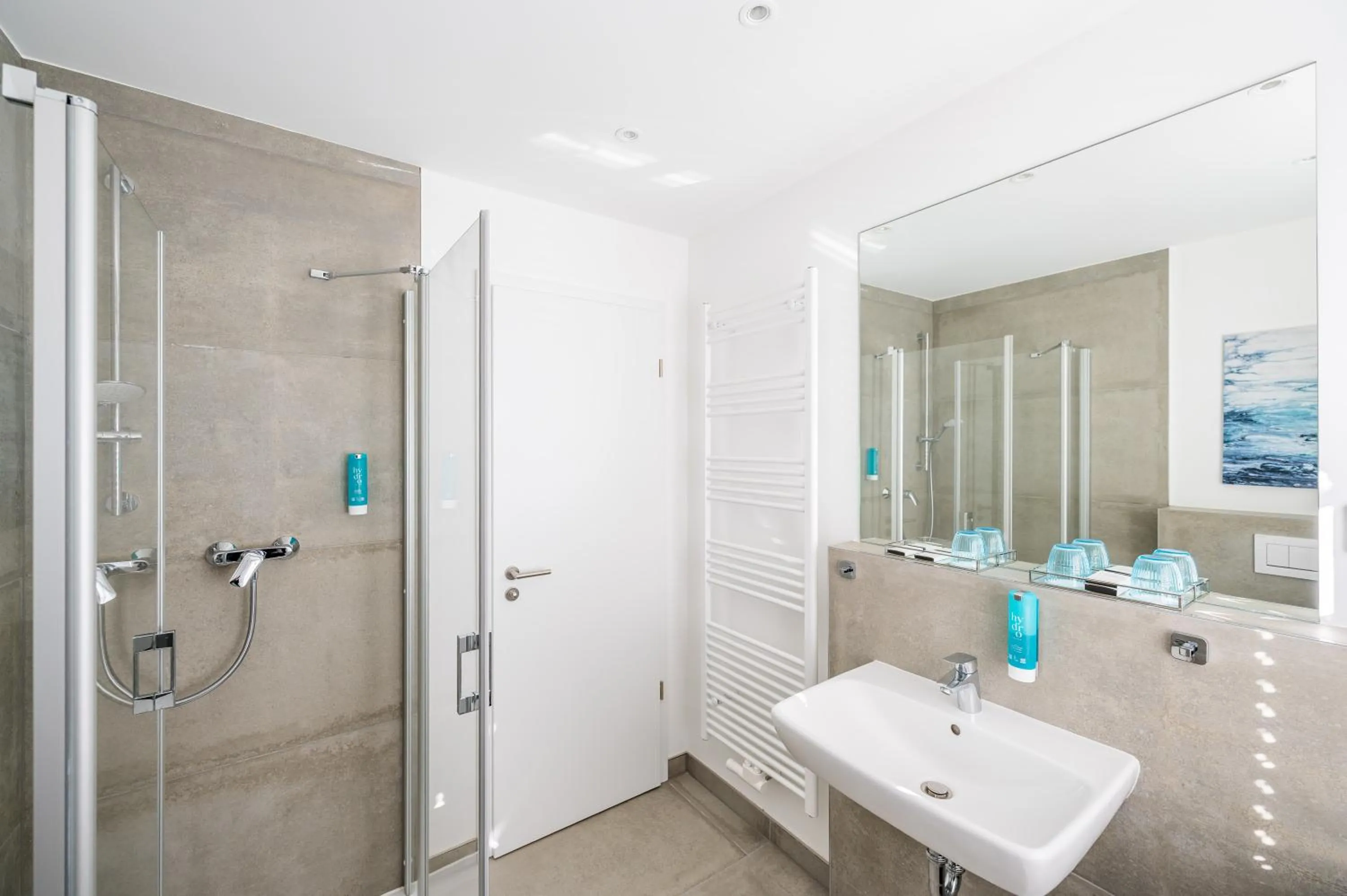 Shower in Strandvilla Glückauf