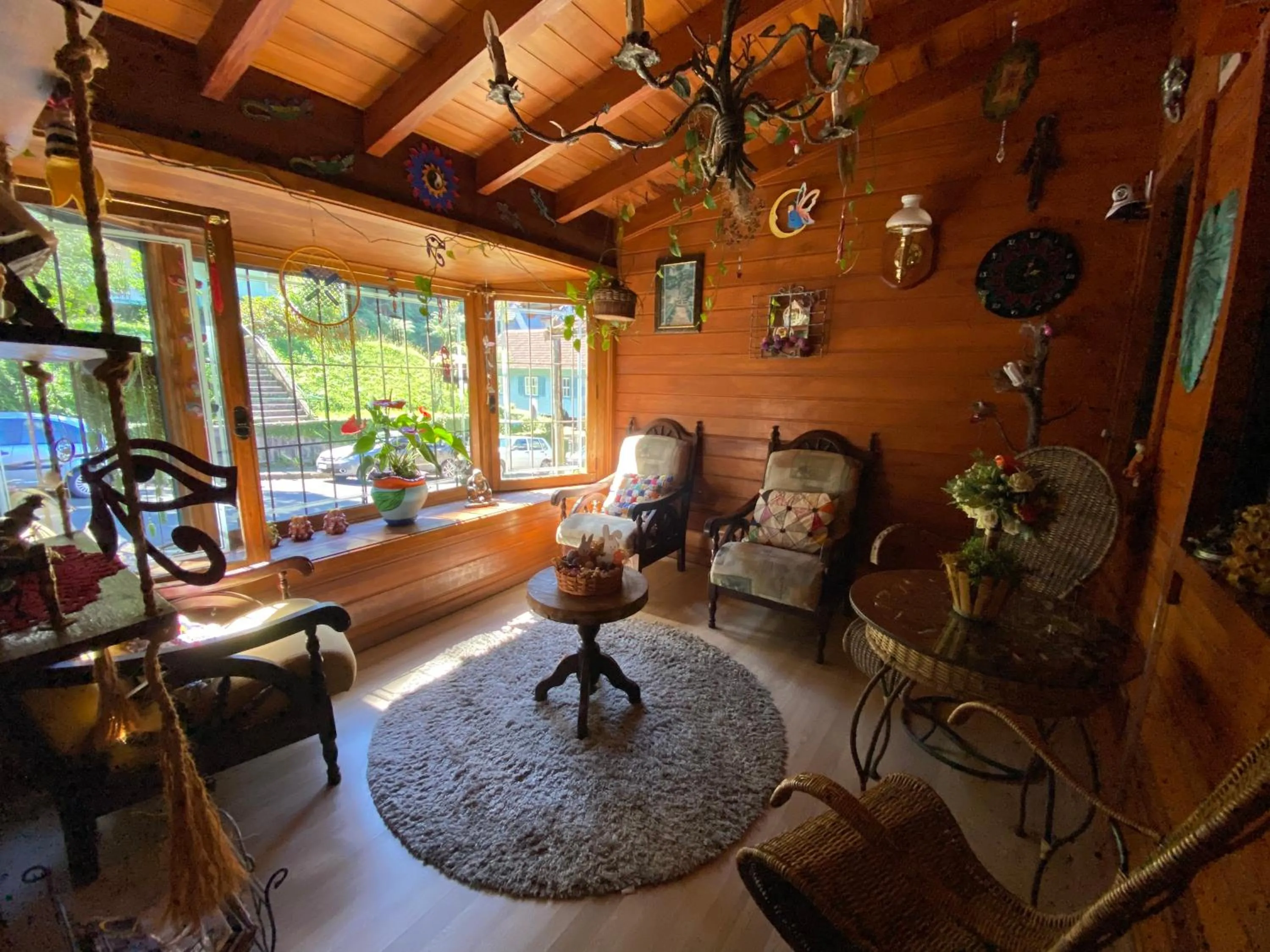 Seating area in Pousada casa da Colina