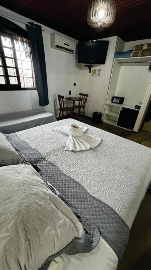 Bed in Pousada casa da Colina