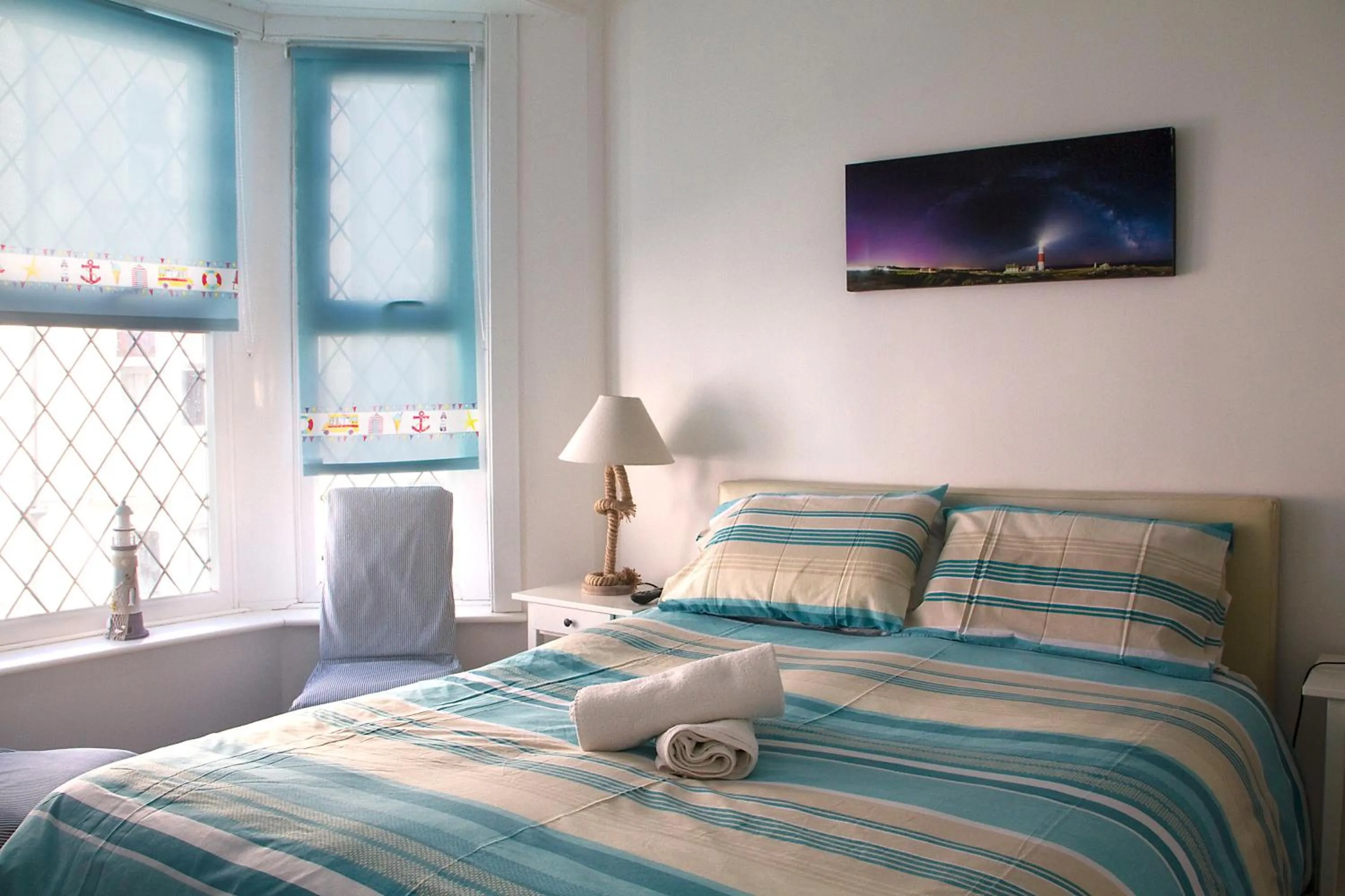 Bedroom, Bed in Timrick Lodge