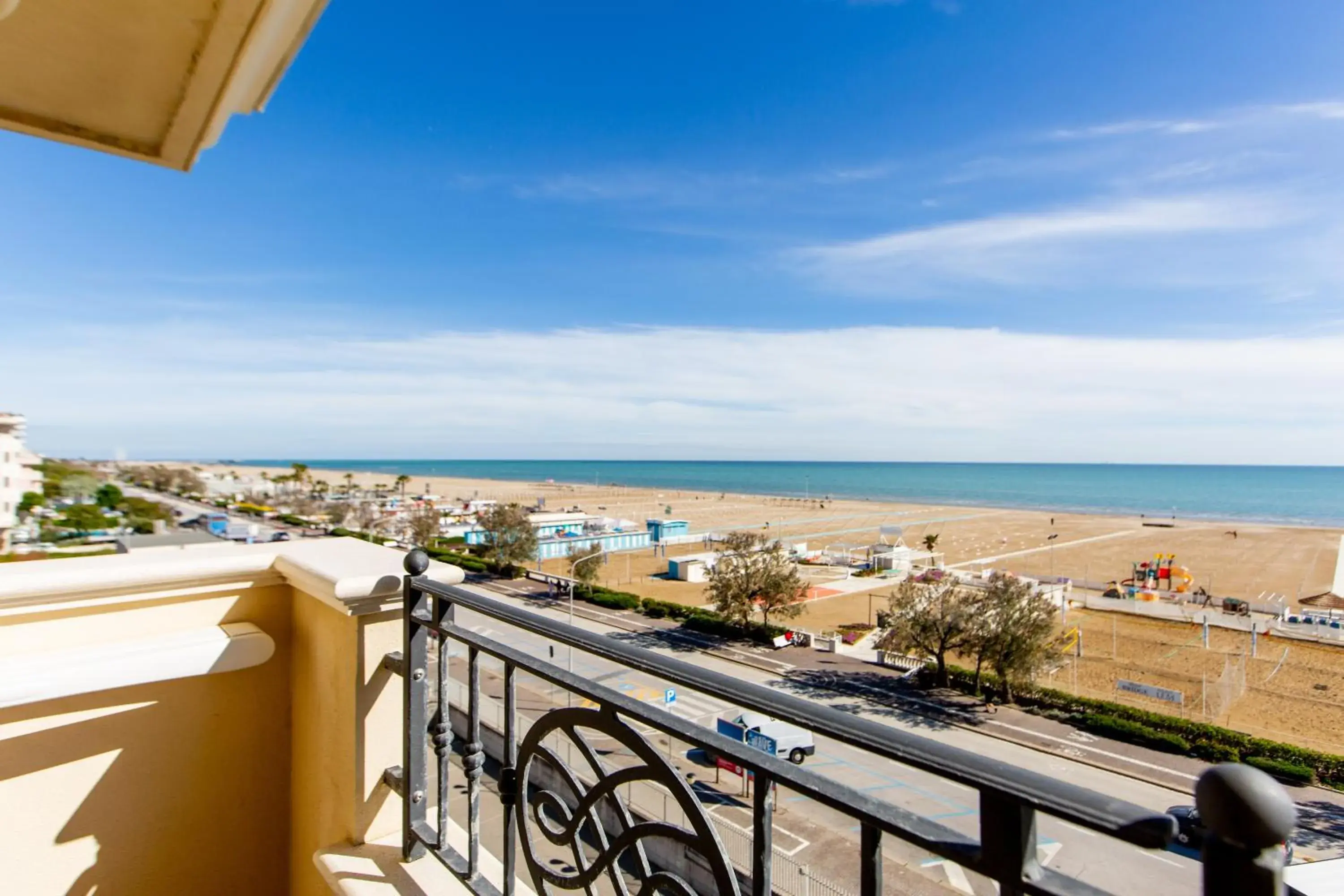 Sea view, Balcony/Terrace in Hotel Metropole