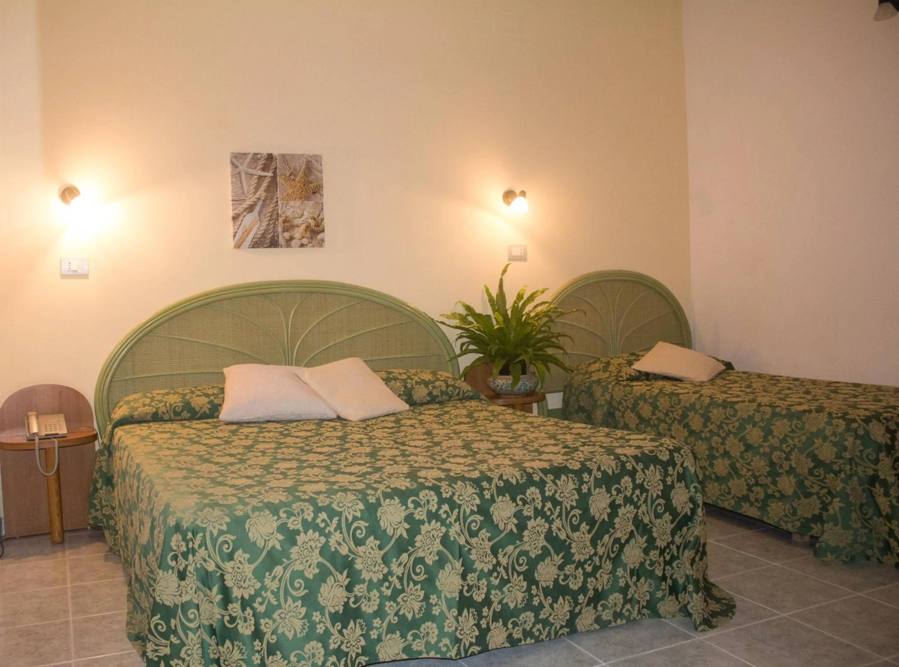 Bed in Hotel Grotticelle