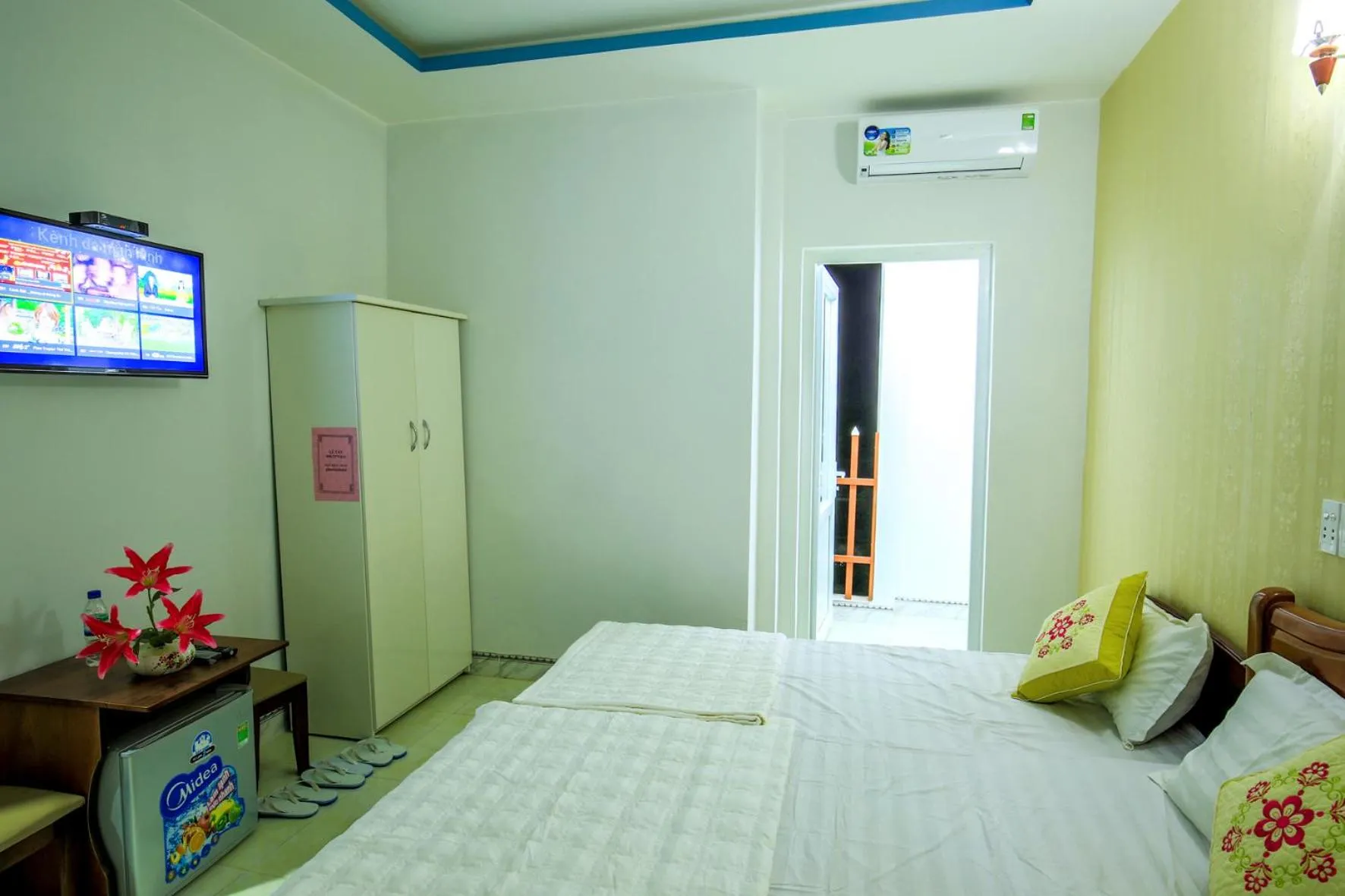 Bed in Phuc Hau Hotel - Ly Son